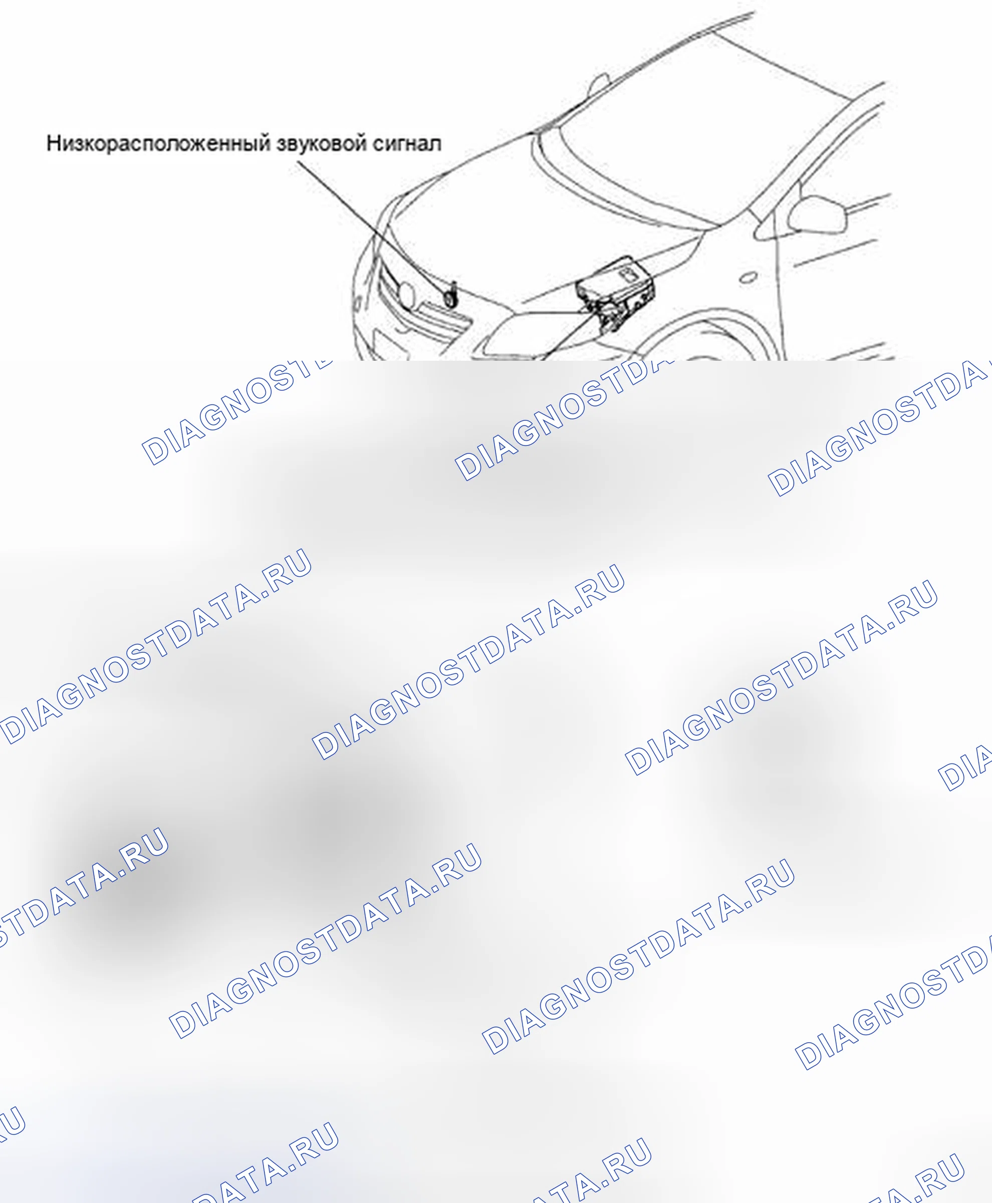 Рис. 1: РАСПОЛОЖЕНИЕ ДЕТАЛЕЙ. Toyota Corolla X