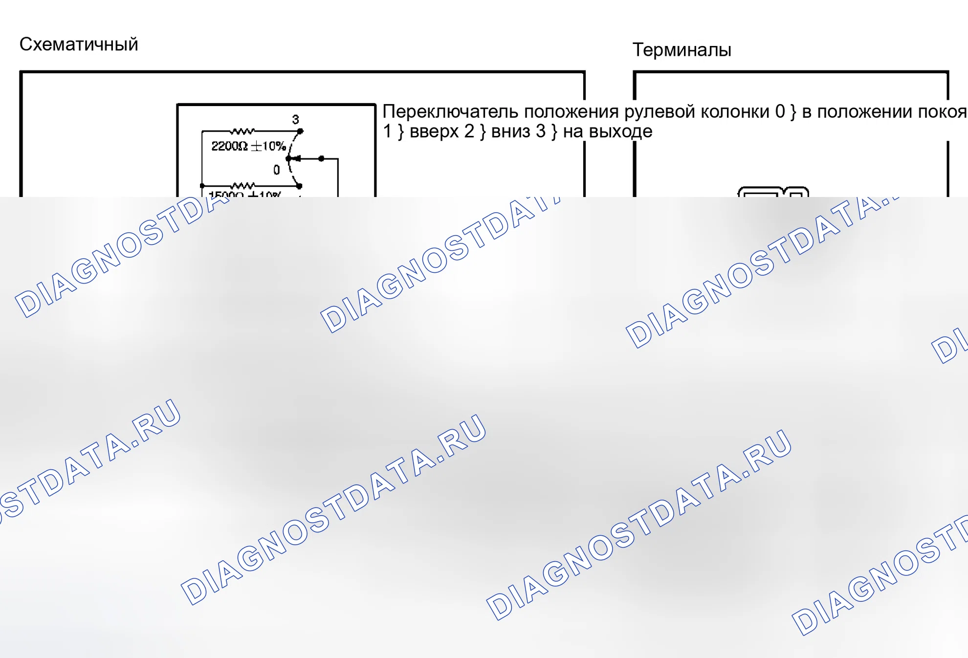 Рис. 99: Переключатель положения рулевой колонки. Hyundai ix25 II