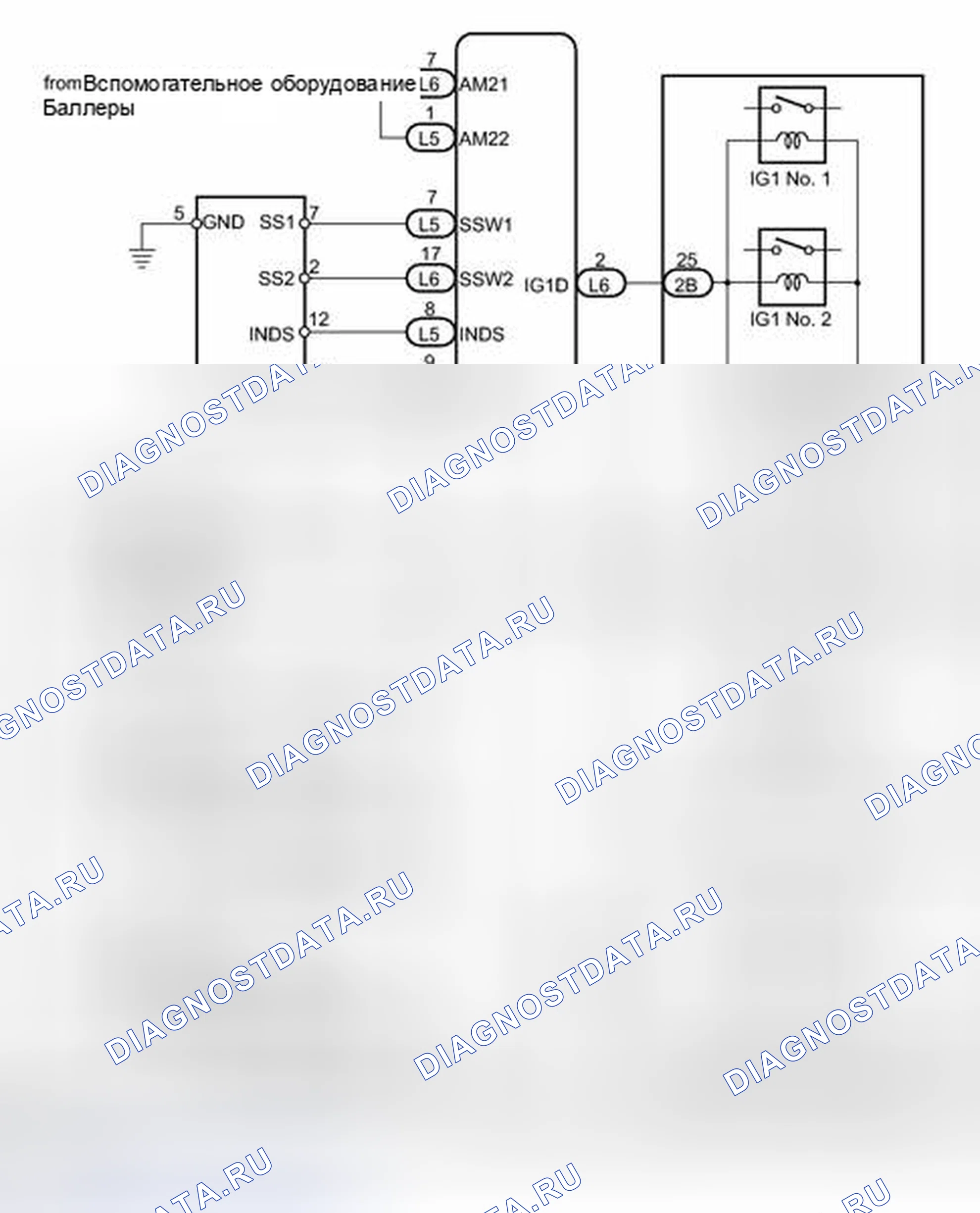 Рис. 12: СХЕМА СИСТЕМЫ. Toyota Prius V I