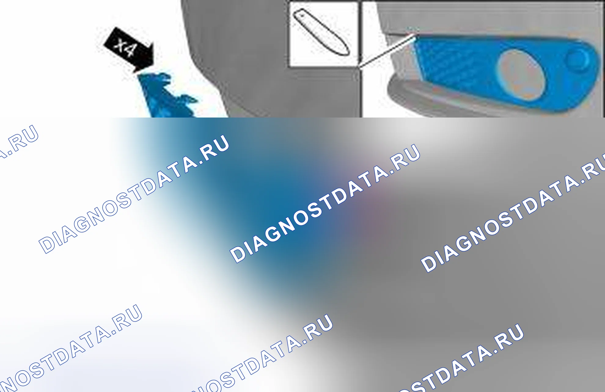 Рис. 66: ДЕМОНТАЖ. Volvo S80 II