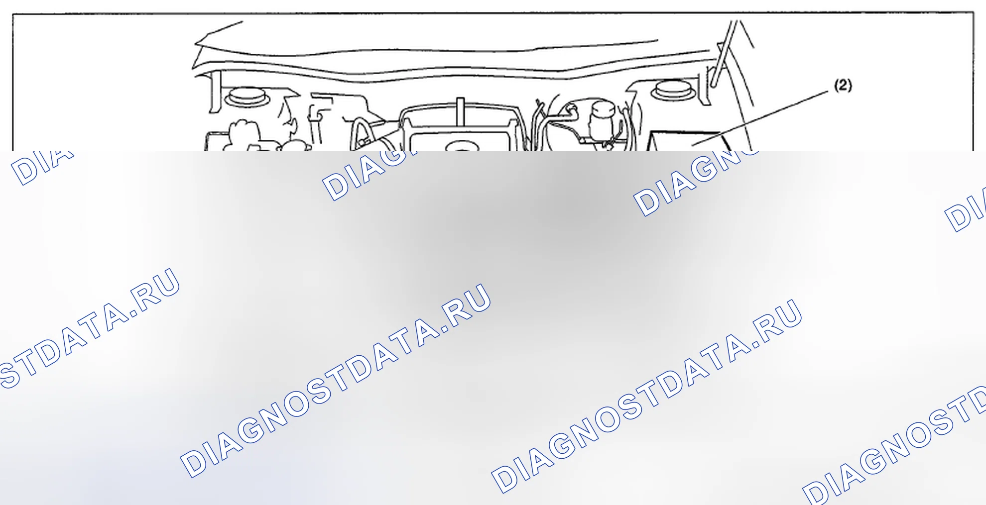 Рис. 114: МОТОРНЫЙ ОТСЕК. Subaru Tribeca WX рестайлинг