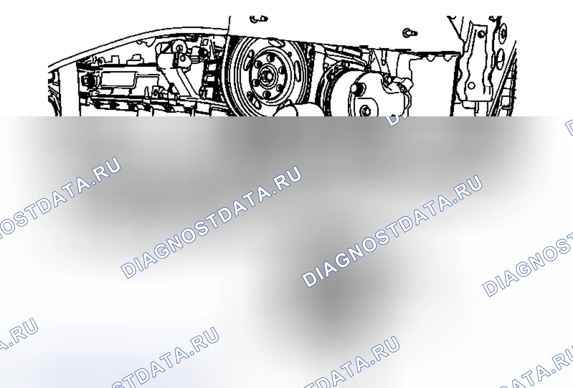 Рис. 57: Замена вспомогательного водяного насоса нагревателя. Chevrolet Volt I