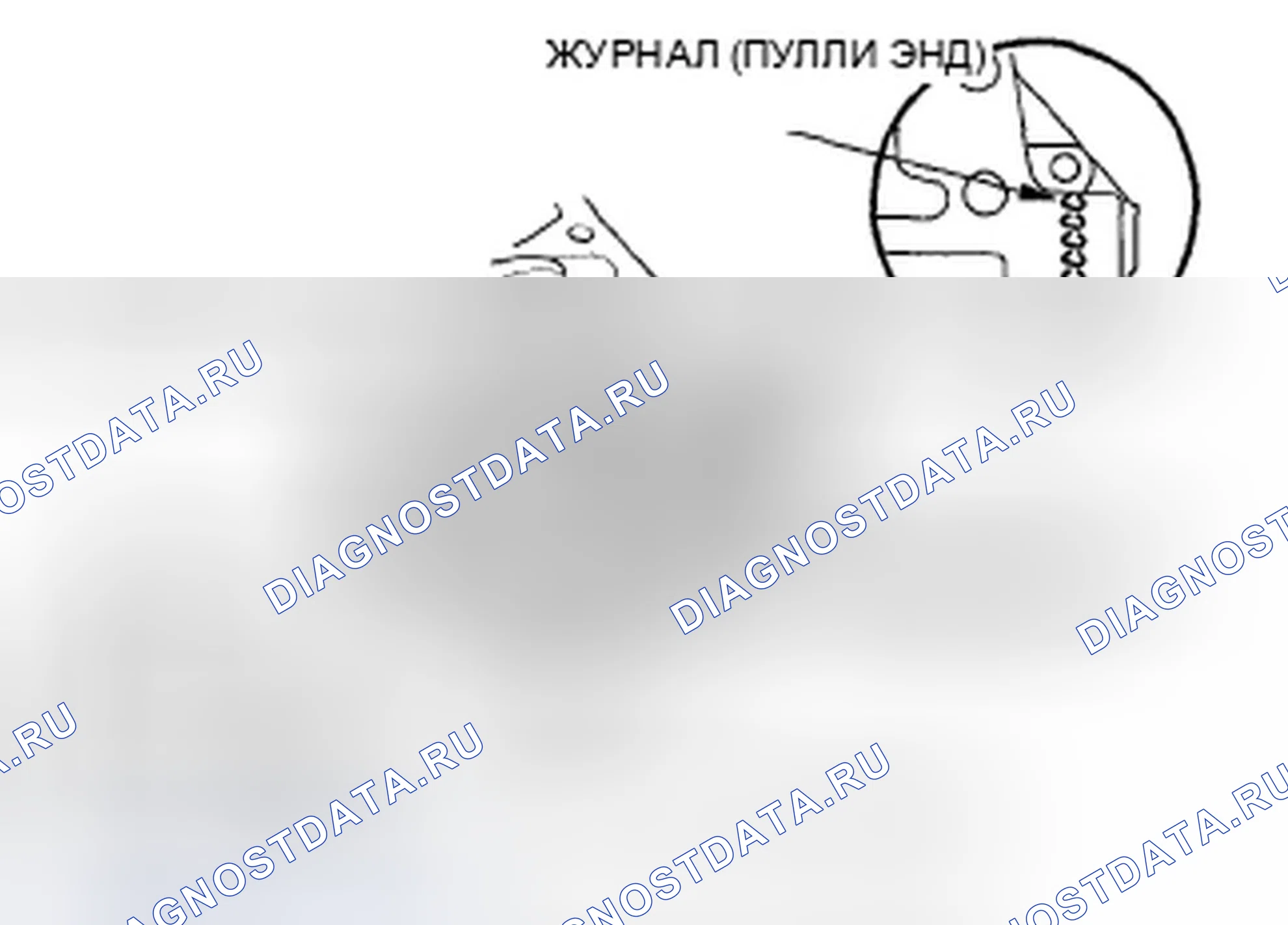Рис. 410: Расположение кода отверстия коленчатого вала. Honda Civic VIII
