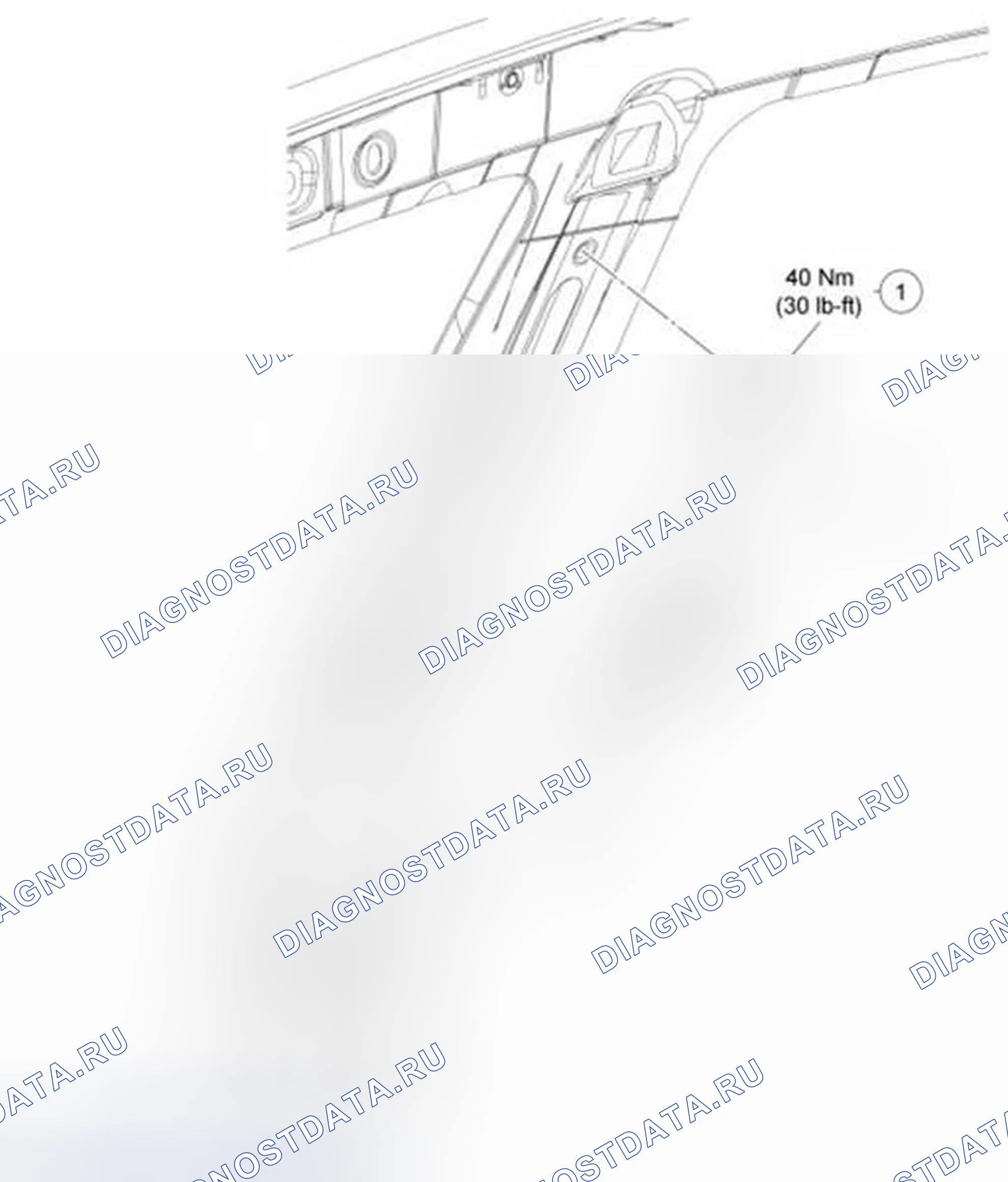Рис. 14: Регулятор высоты плеч ремня безопасности. Ford Fiesta Mk6