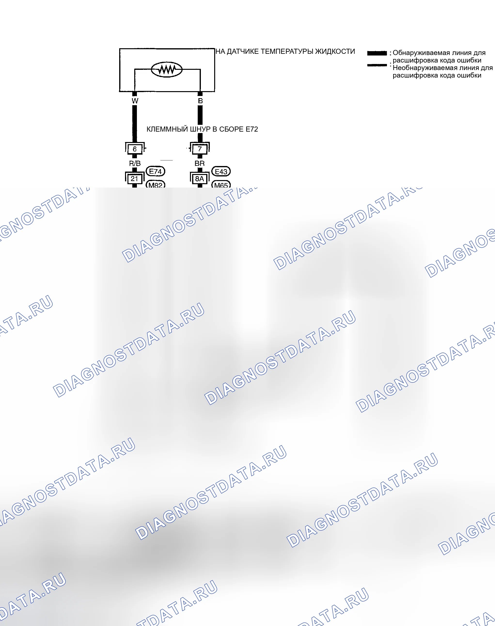 Рис. 855: электросхема - AT - FTS. Honda Odyssey (North America) I