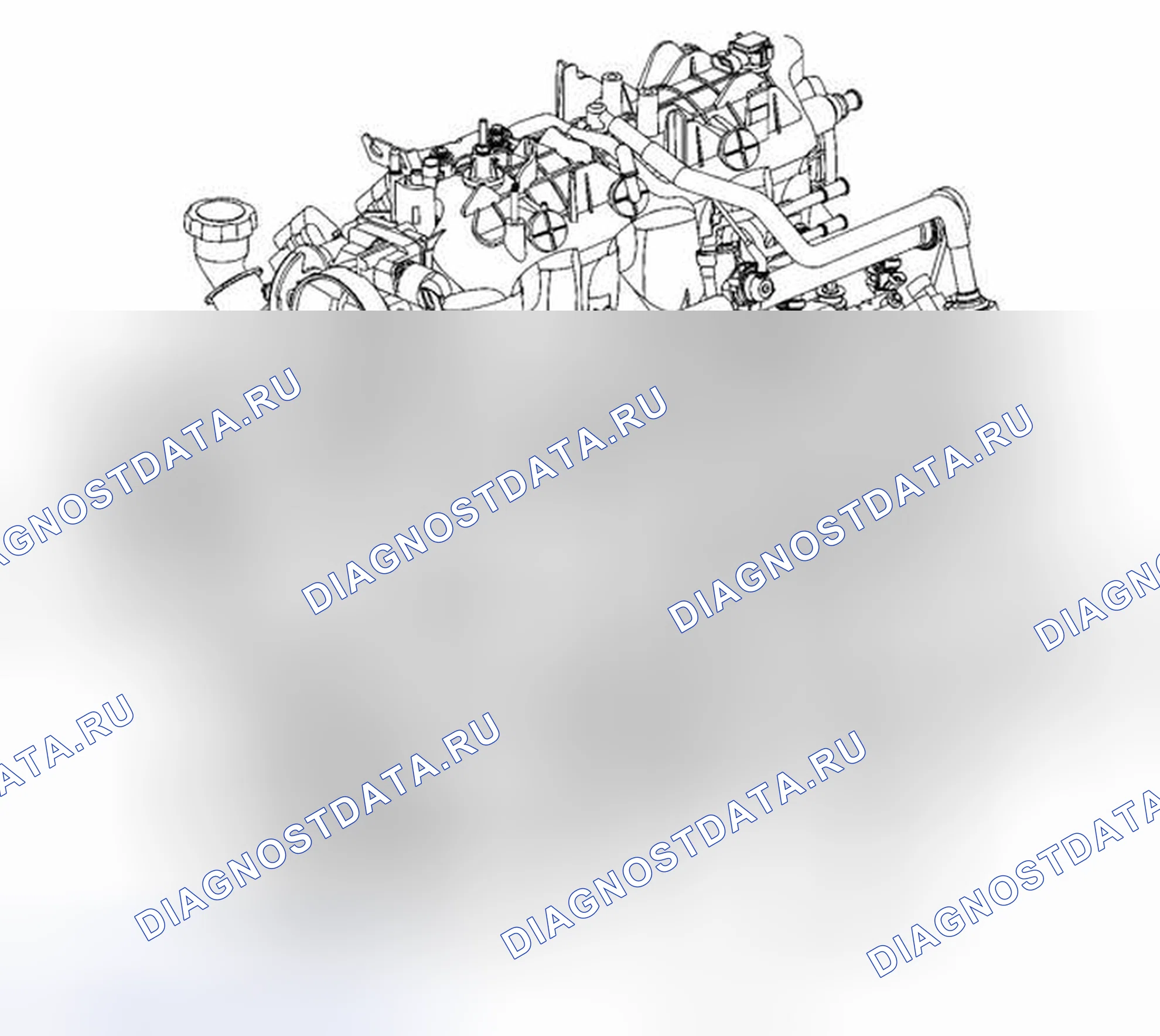 Рис. 36: Двигатели V8 объемом 4,8, 5,3 и 6,0 л. Chevrolet Cab & Chassis Silverado 3500 GMT800 early