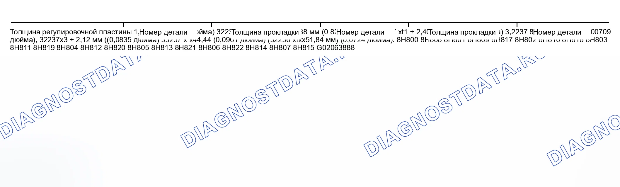 Рис. 47: Регулировочная прокладка. Nissan Maxima A33