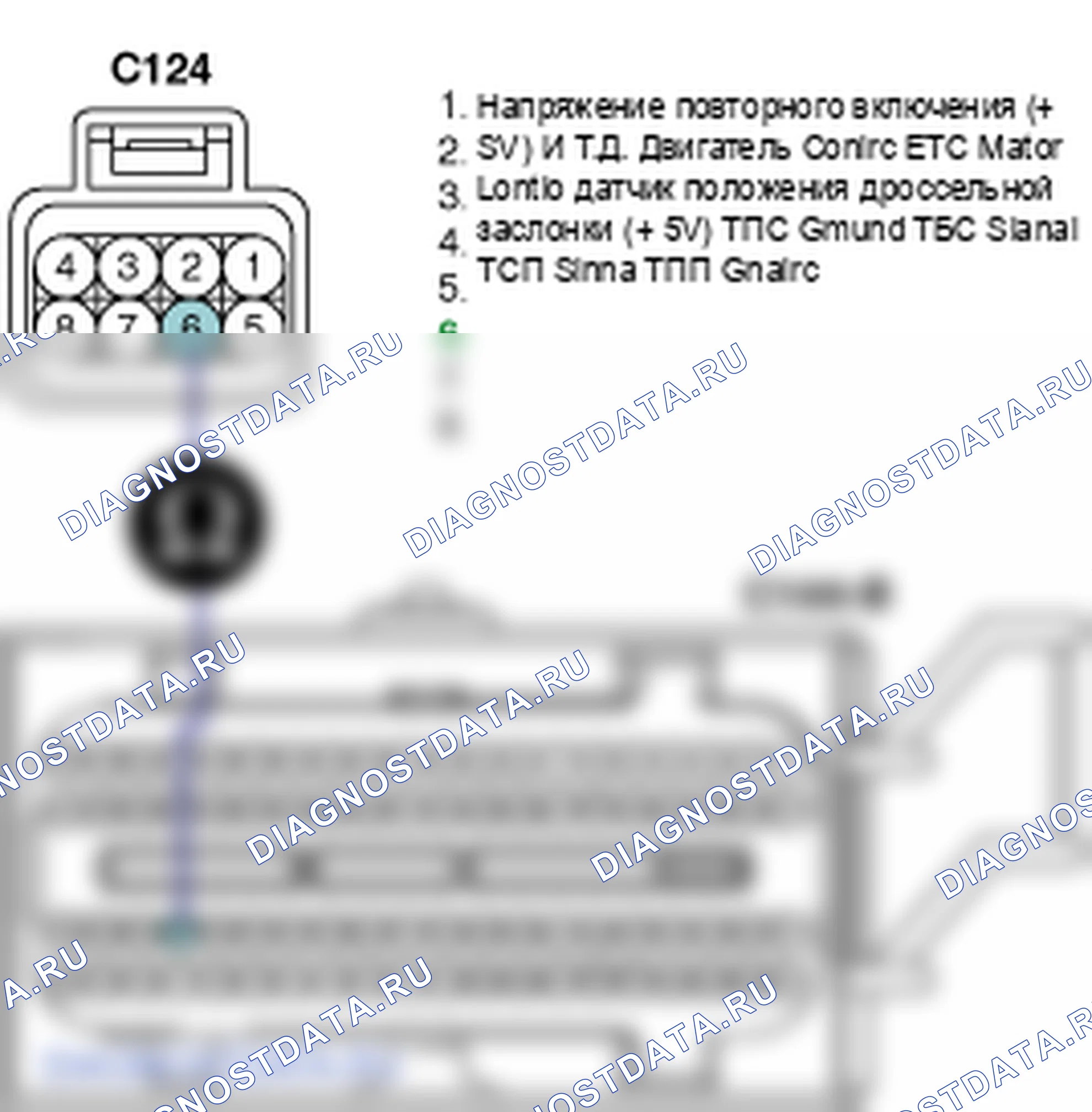 Контроль проводов — P0222. Kia Sorento BL