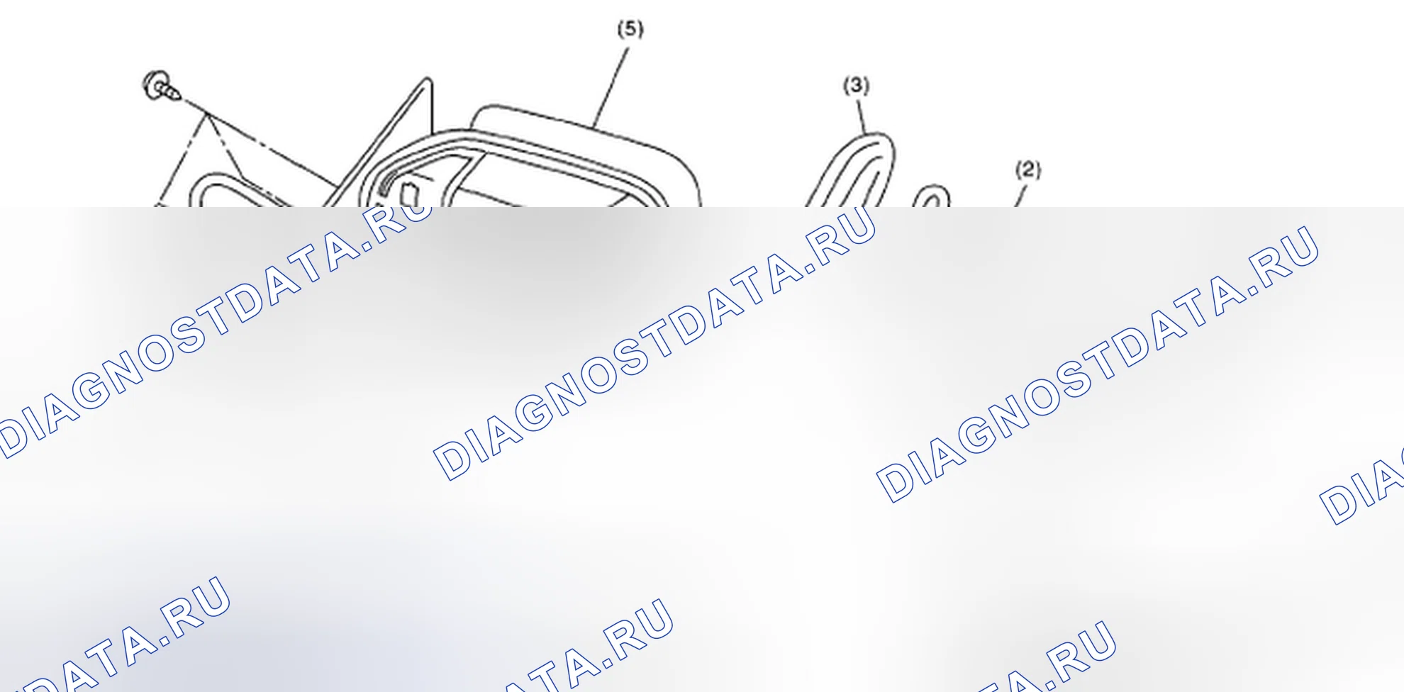 Рис. 5: Идентификация зеркального компонента. Subaru Impreza WRX GD/GG рестайлинг 2