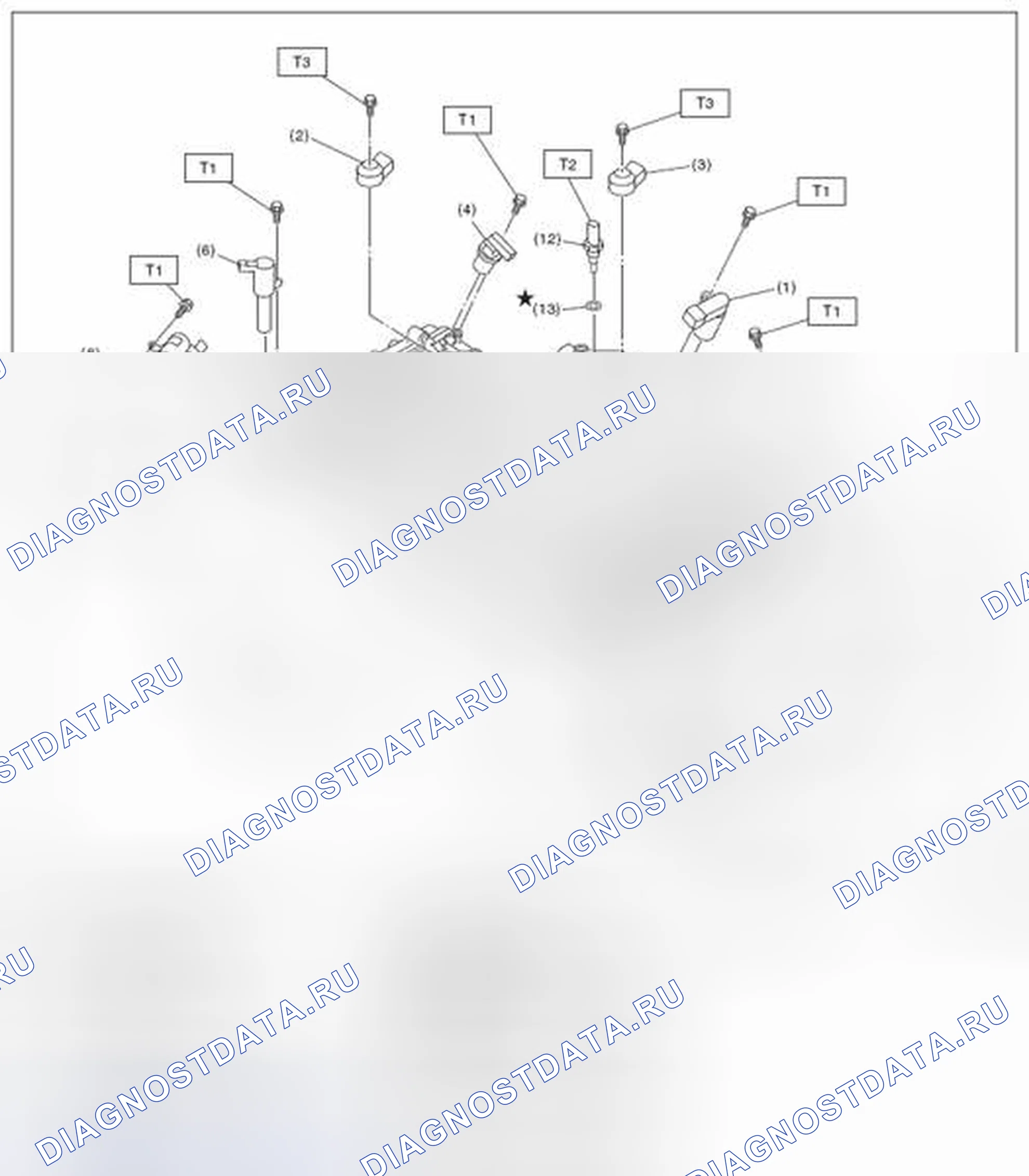 Рис. 267: ДАТЧИК. Subaru Legacy BM/BR рестайлинг