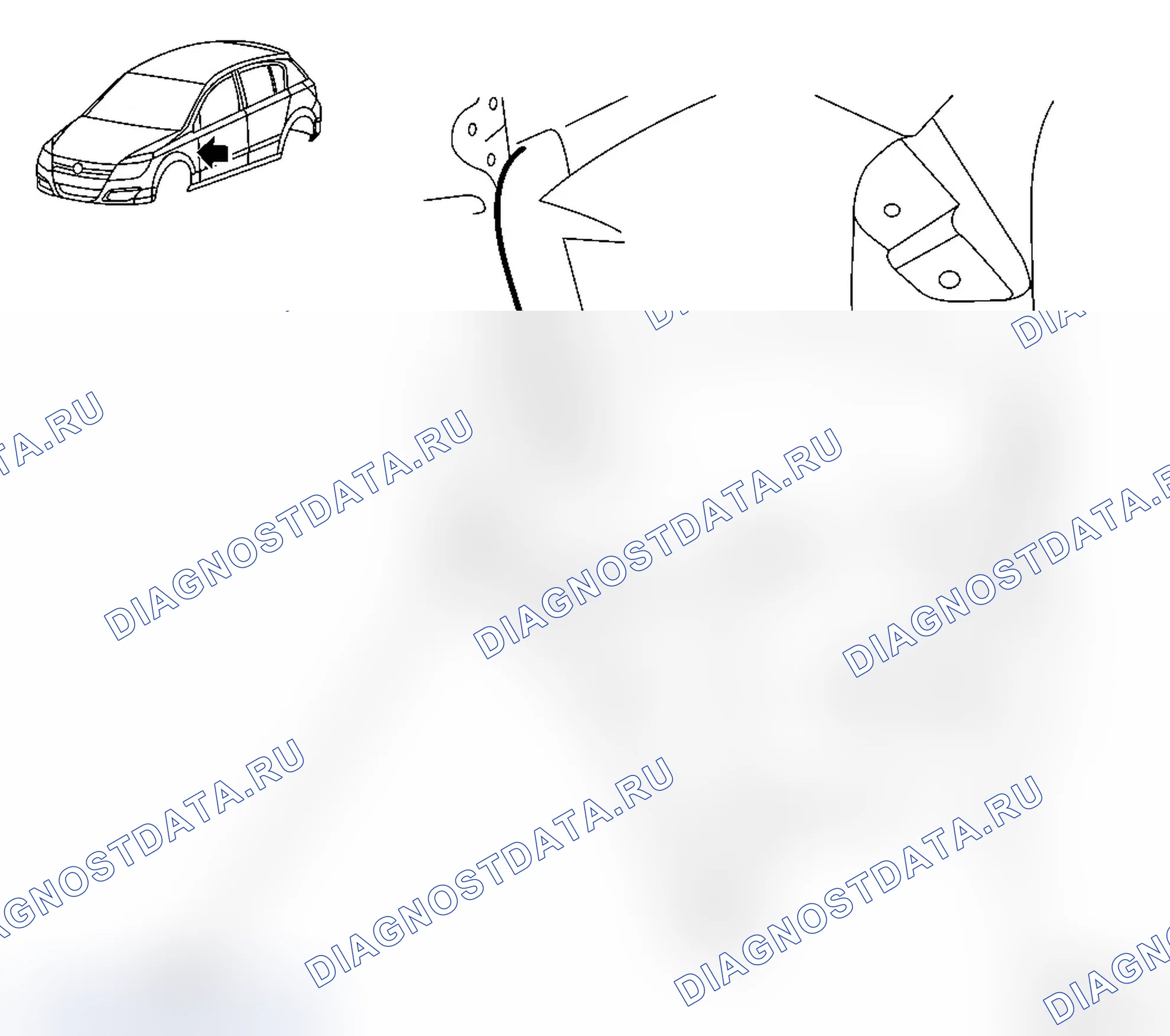 Противокоррозионные мероприятия по уплотнению швов. Opel Astra H