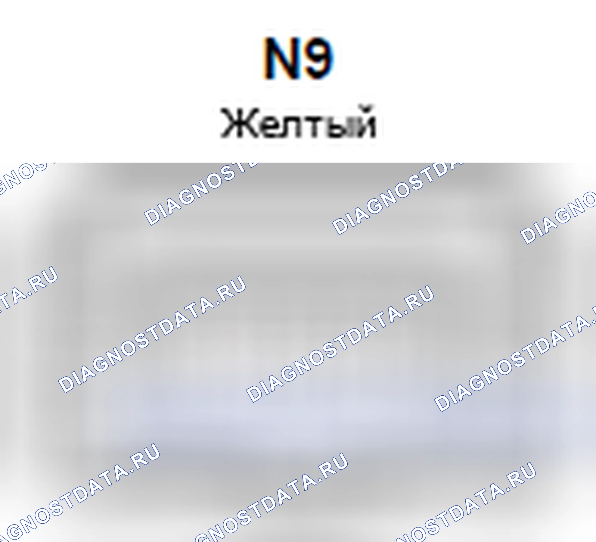 Рис. 762: Вид с торца правого разъема датчика подушки безопасности сзади (N9). Toyota 4Runner V