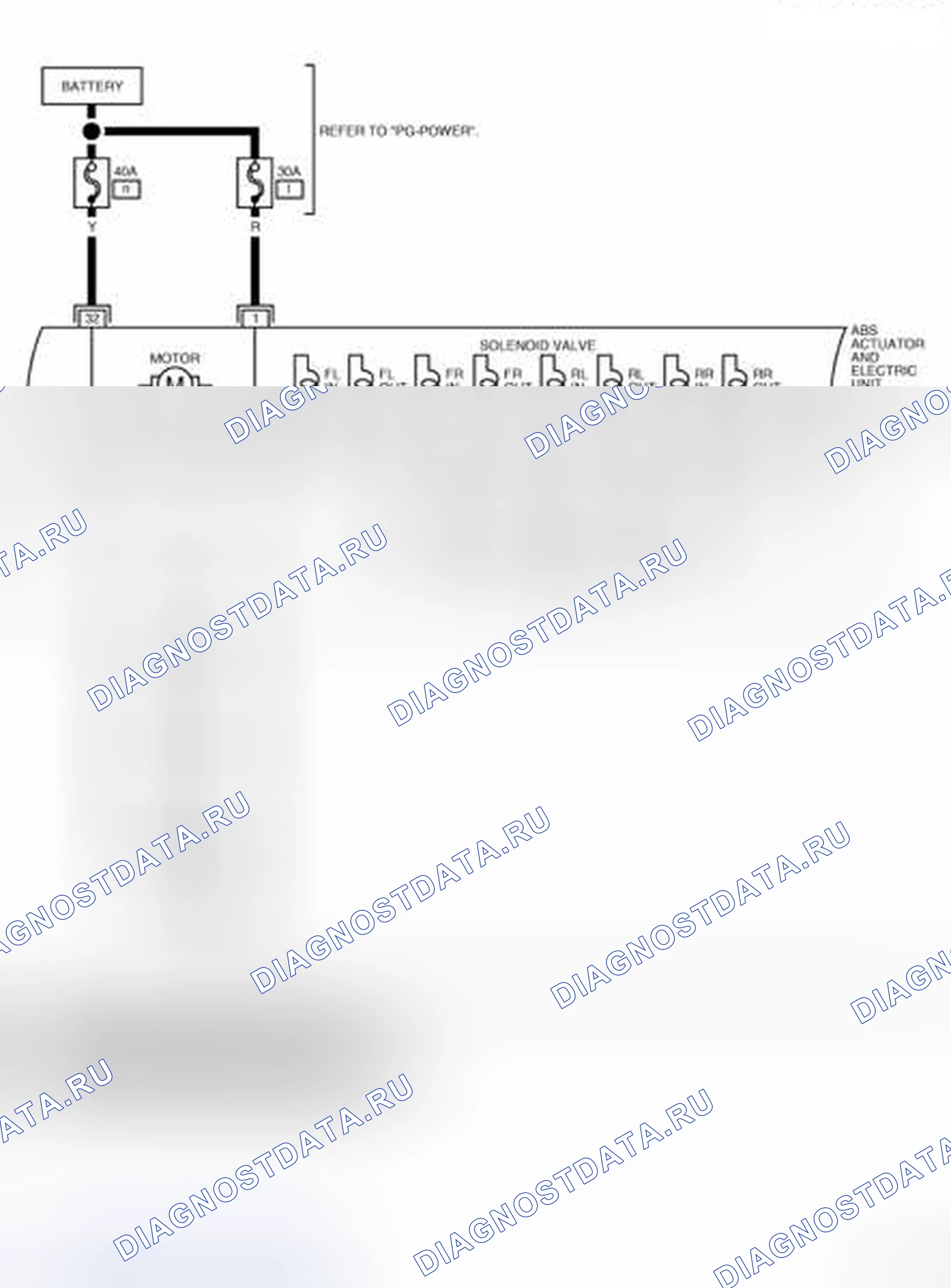 Рис. 25: Схема электропроводки - BEC-VDC-05. Nissan Pathfinder III