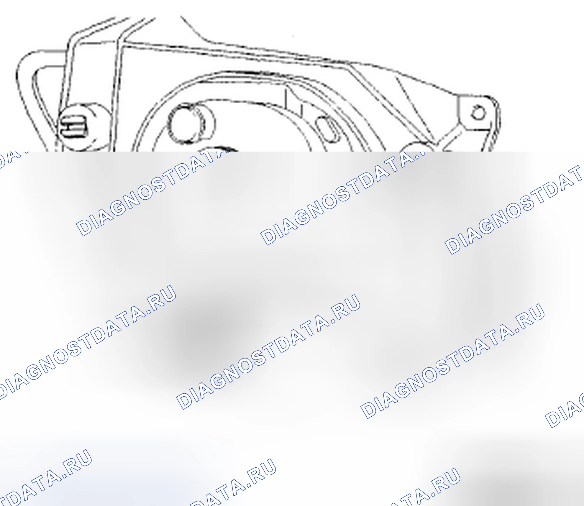 Рис. 31: Передняя противотуманная фара. Hyundai Genesis I