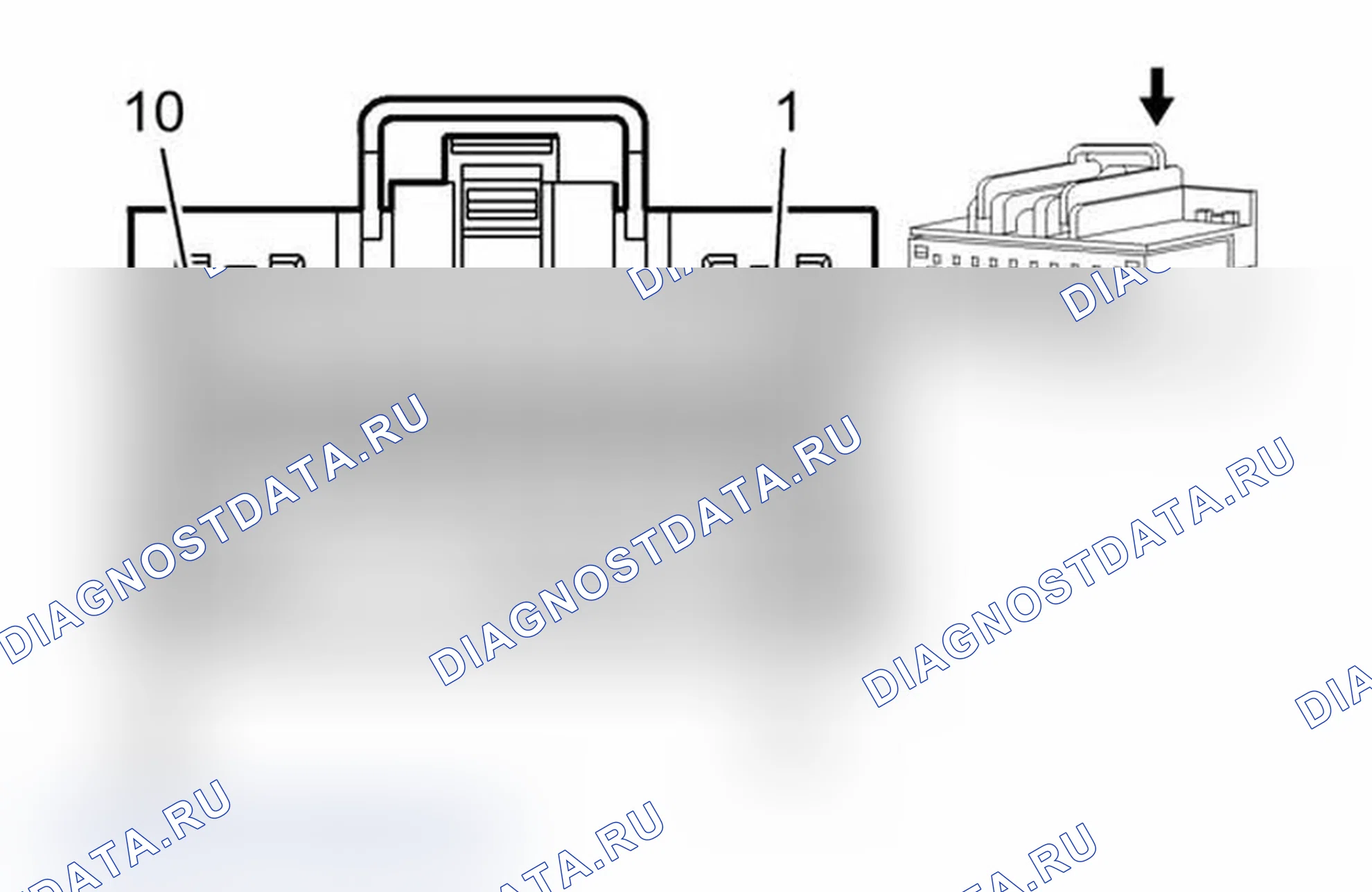 Рис. 366: Модуль гнезда памяти (MSM) X7 (A45). Chevrolet Traverse I