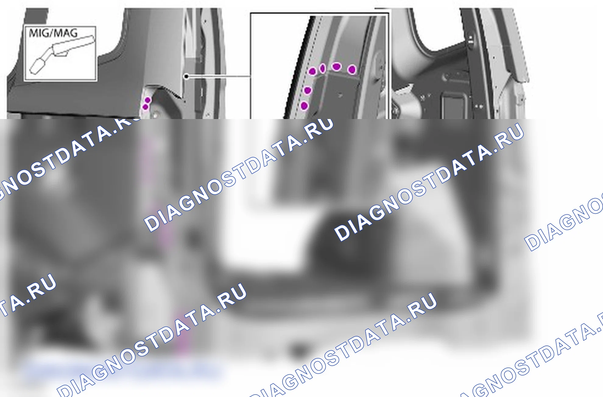 Как снять и установить панель крепления заднего фонаря. Ford Tourneo Courier I