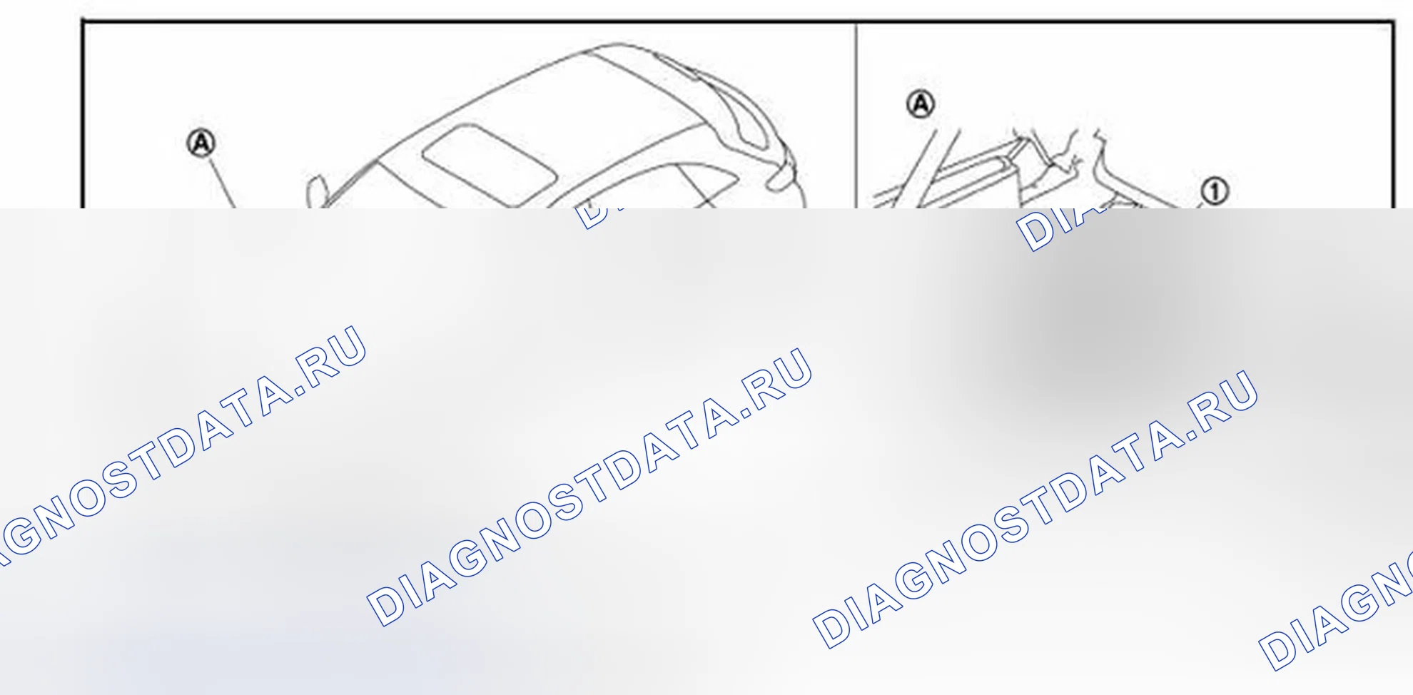 Рис. 157: Расположение компонентов. Infiniti FX50 II рестайлинг