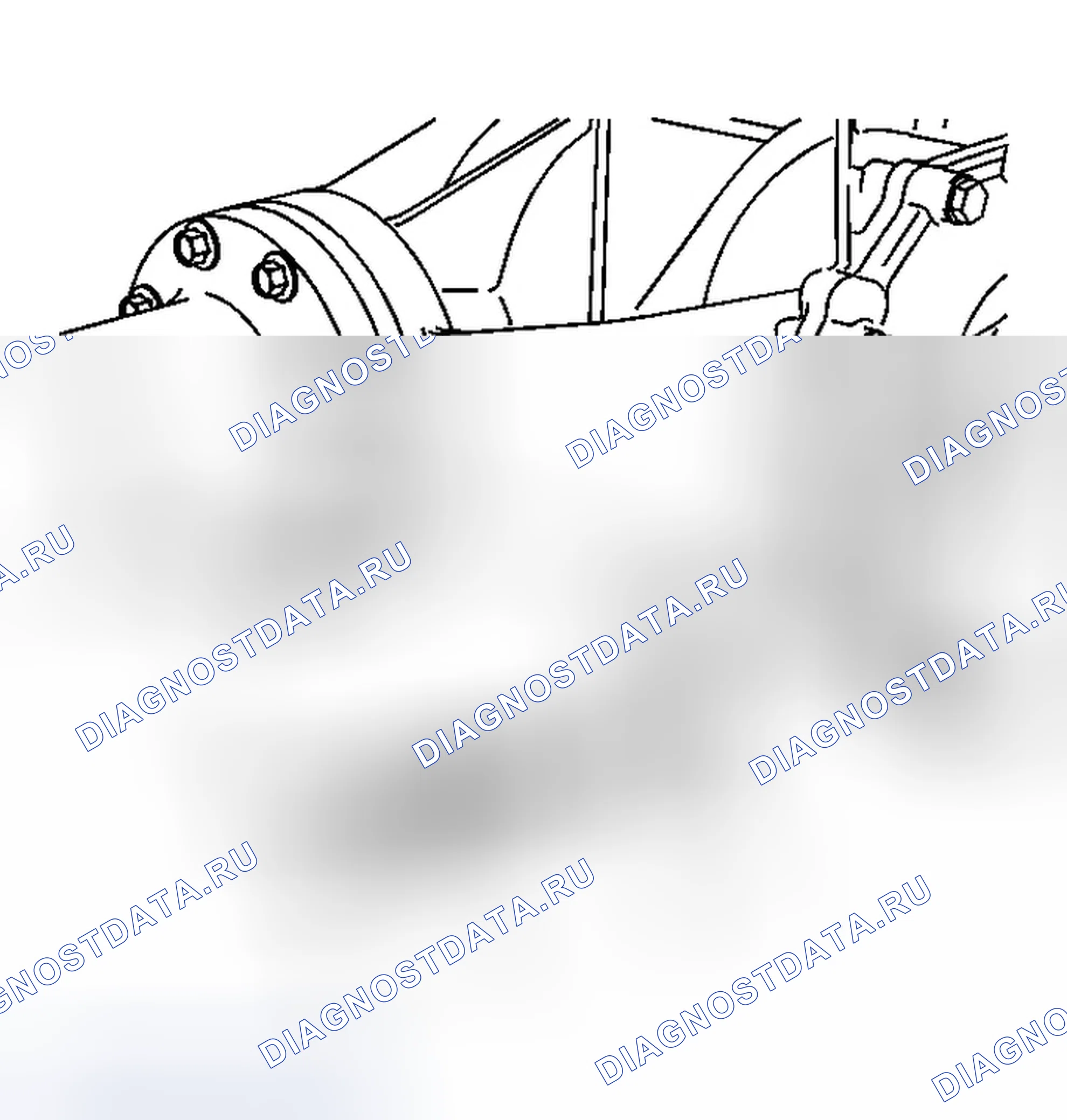 Рис. 18: Порядок демонтажа. Buick Rendezvous I