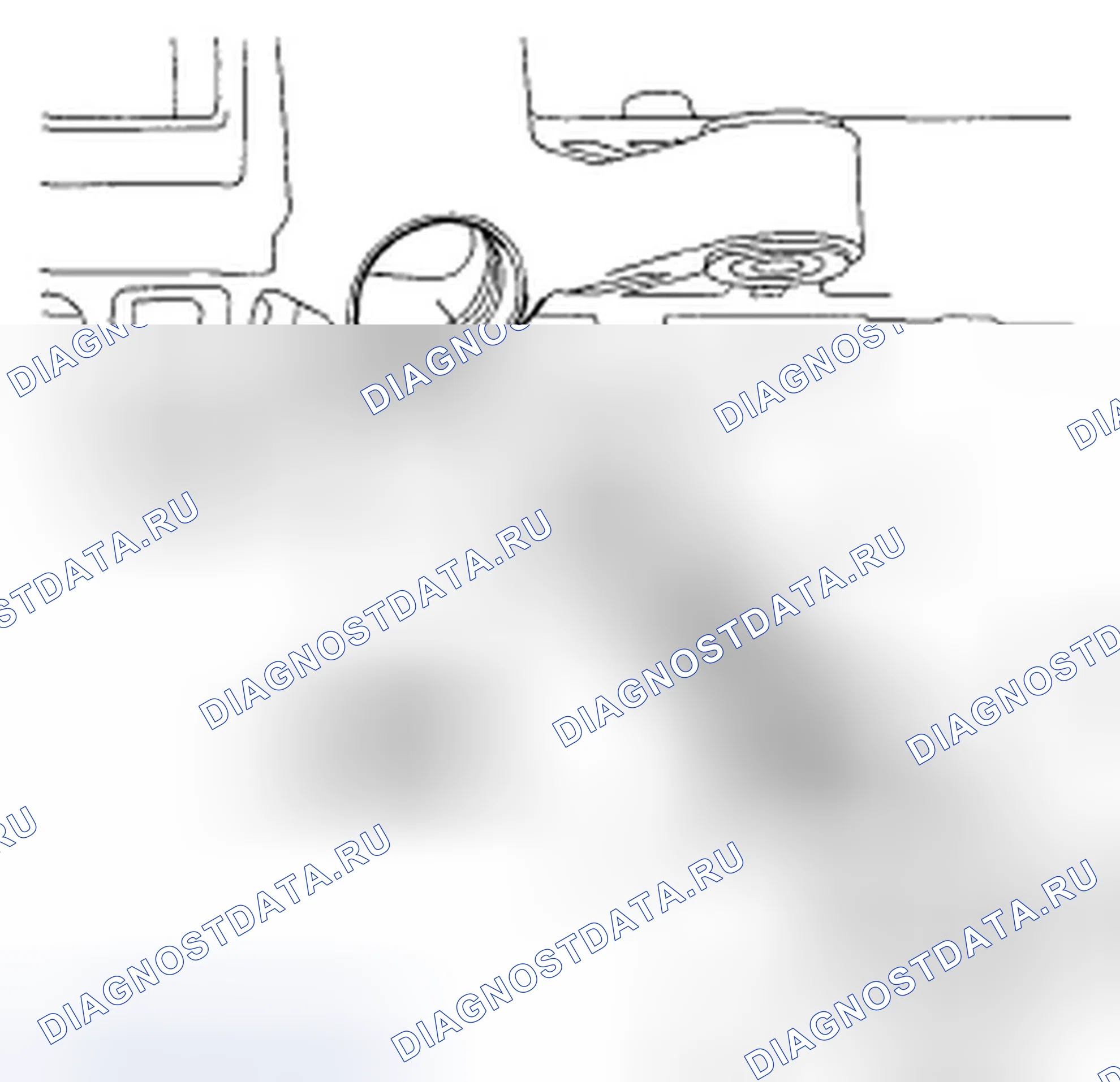 Рис. 116: Демонтаж / монтаж направляющей штатива. Honda Accord VII рестайлинг