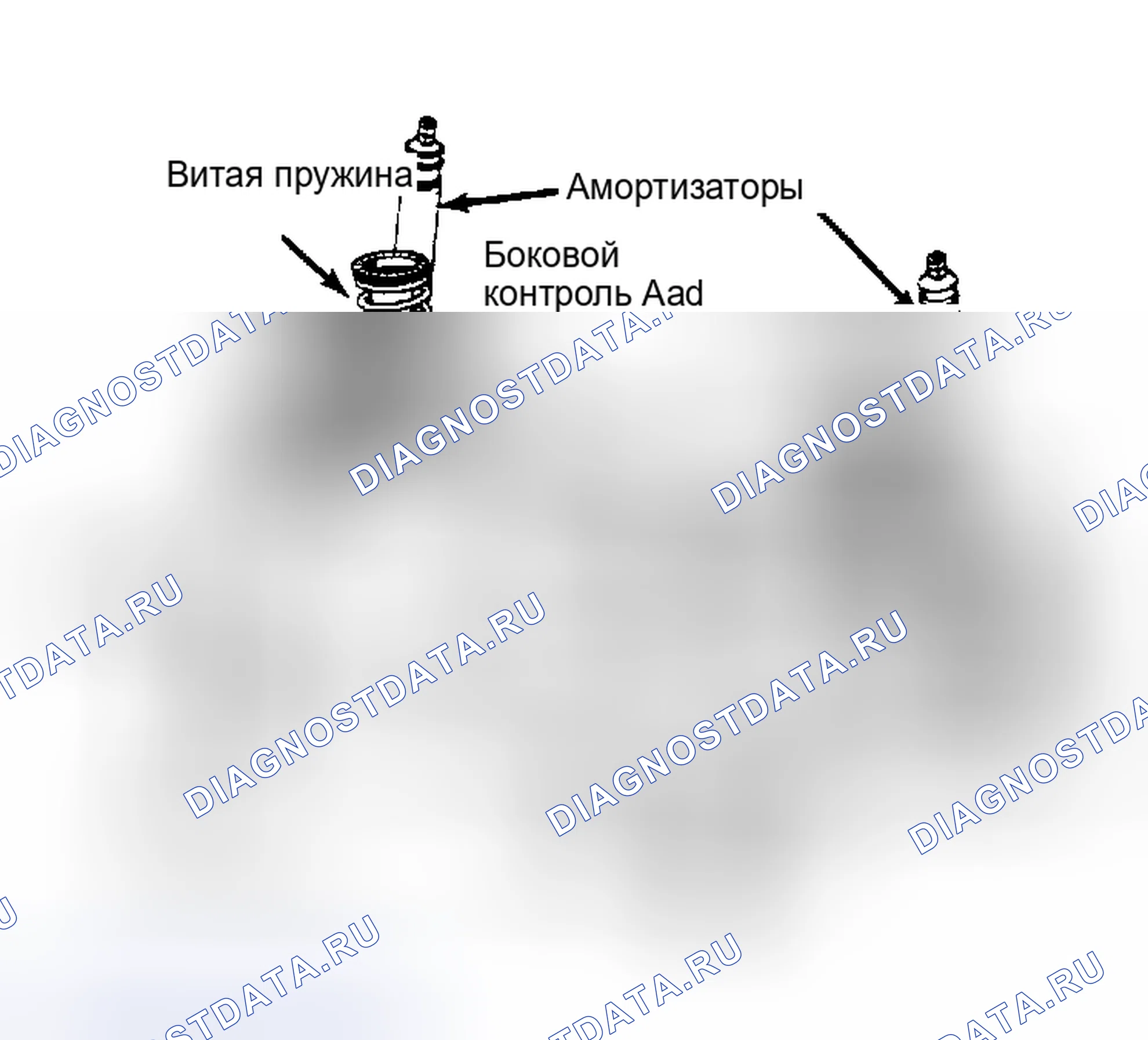 Рис. 1: Компоненты задней подвески. Toyota Tercel L20