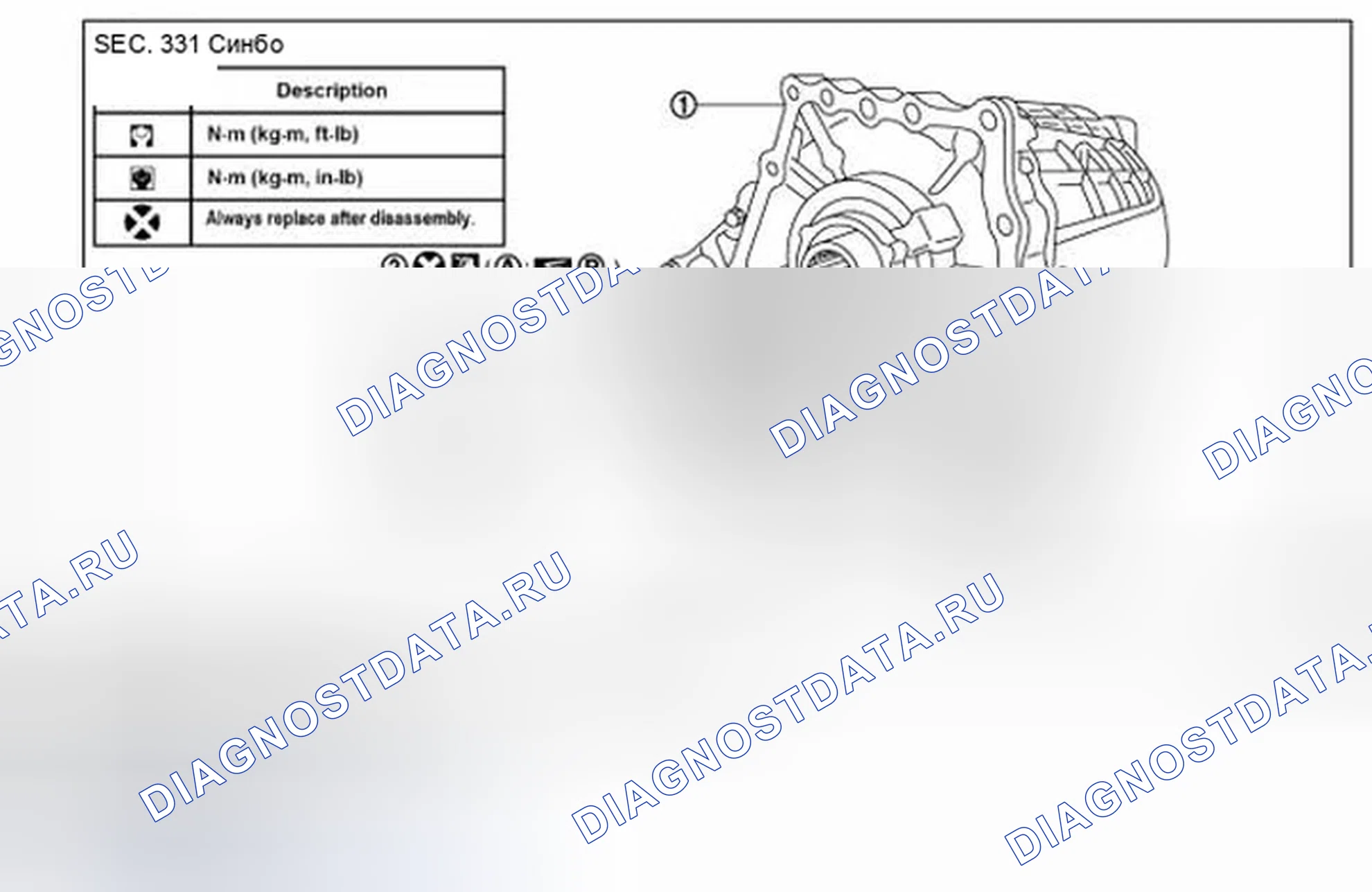 Рис. 9: Разнесенный вид. Infiniti FX35 II