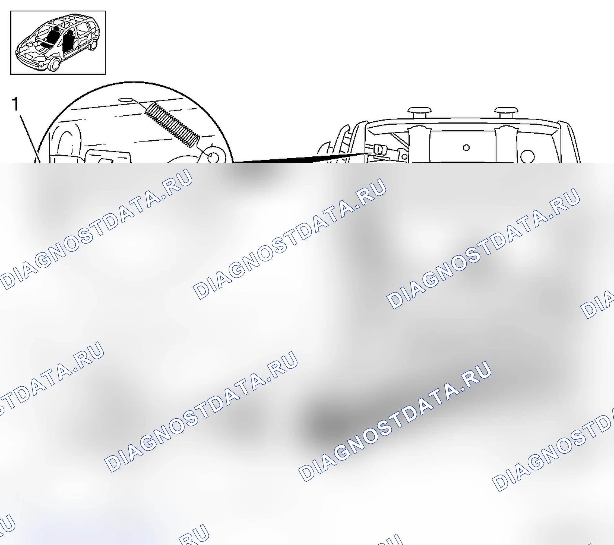 Замена троса Боудена фиксатора передней спинки. Opel Zafira B