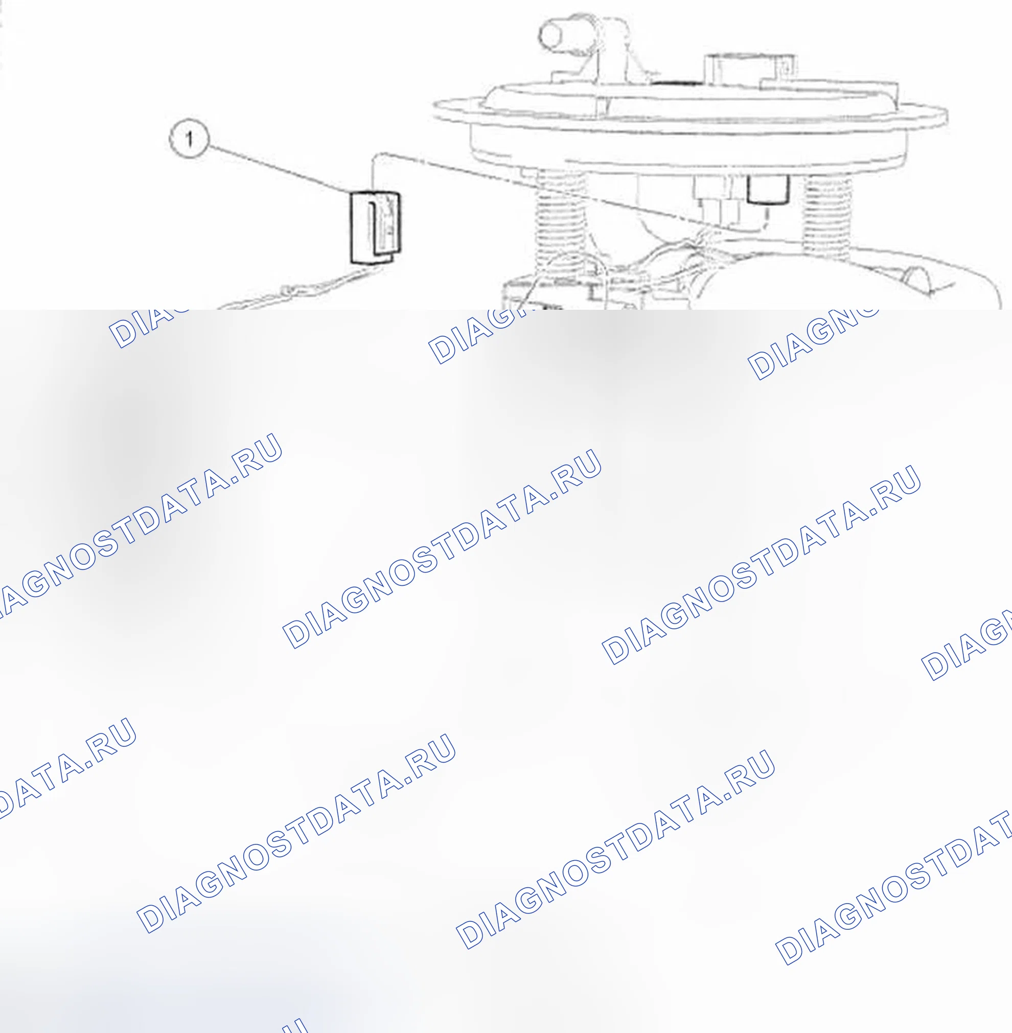 Рис. 4: Датчик уровня топлива. Ford Focus II рестайлинг