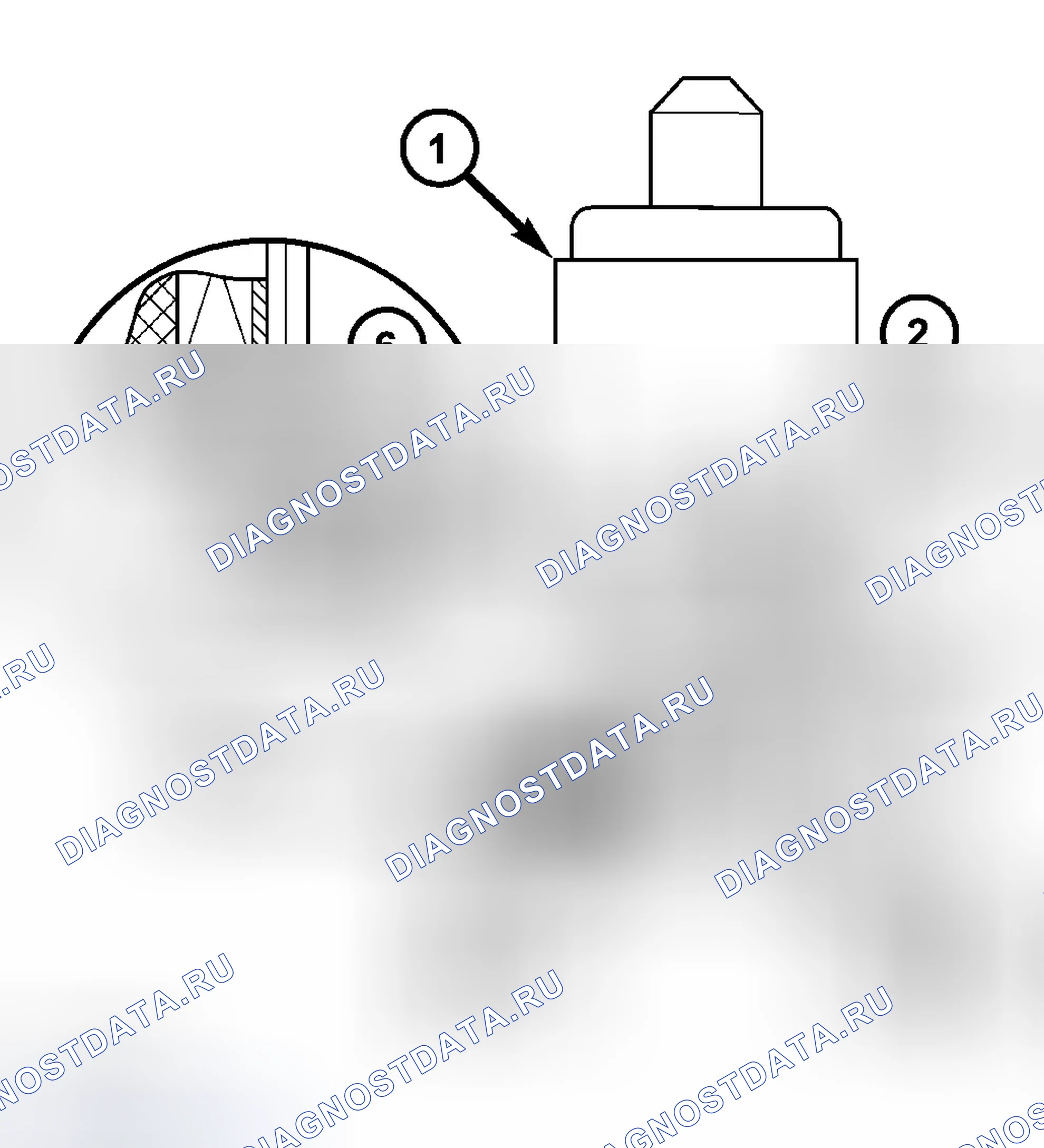 Рис. 402: ЭЛЕКТРОМАГНИТНЫЙ КЛАПАН С ПЛАВНЫМ РЕГУЛИРОВАНИЕМ ДАВЛЕНИЯ. Dodge Magnum I