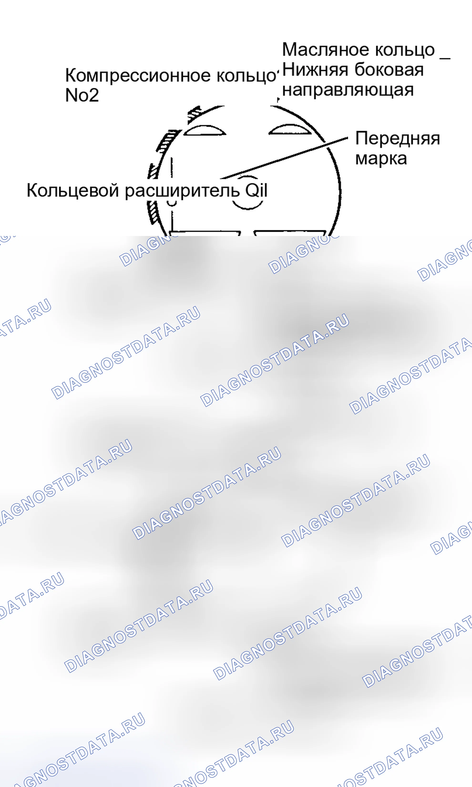 Рис. 34: Поршневые кольца. Haval H6 III
