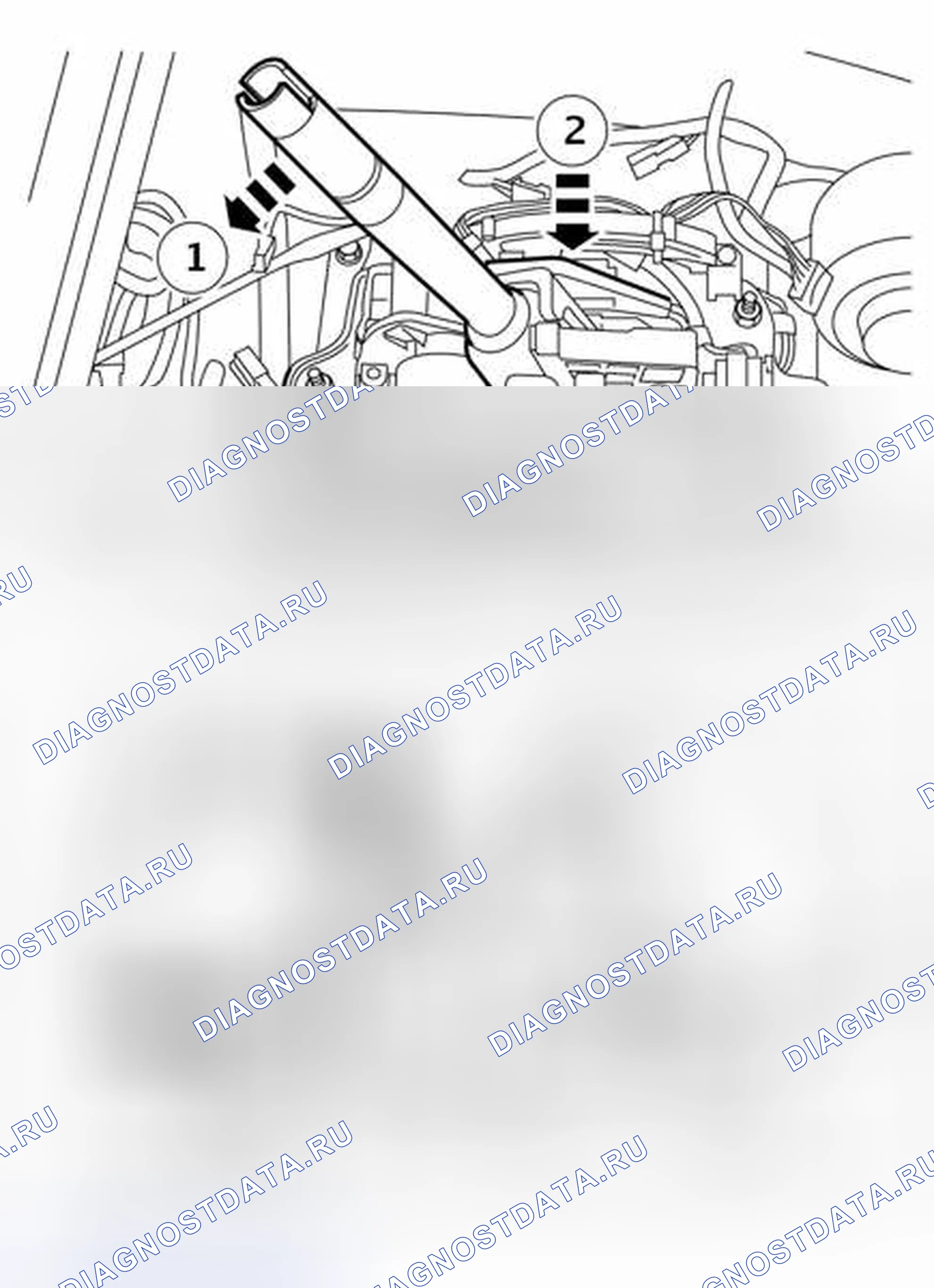 Рис. 97: УСТАНОВКА. Land Rover Range Rover L322