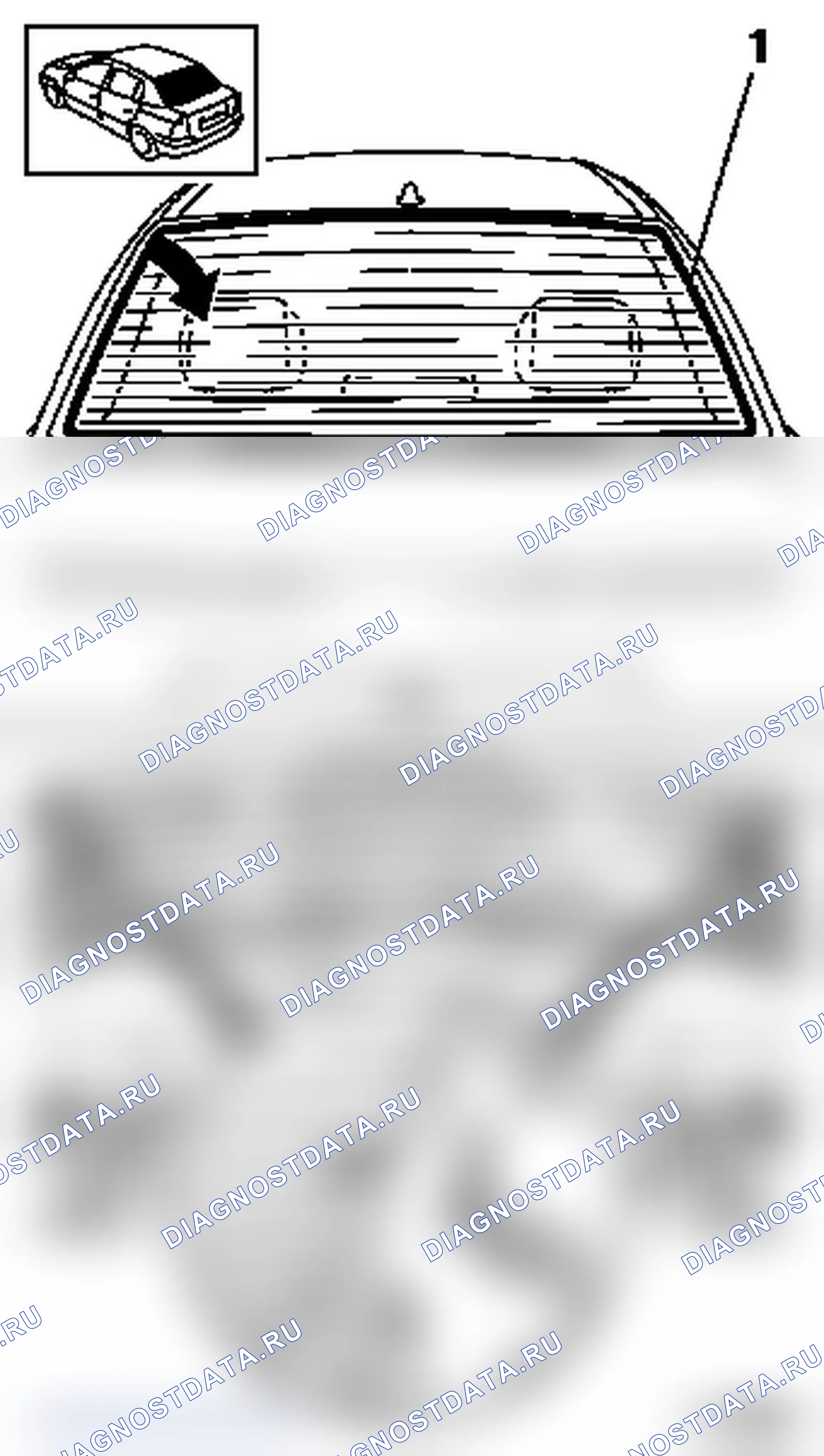 Демонтаж и установка заднего стекла (модель F69, F07). Opel Astra G