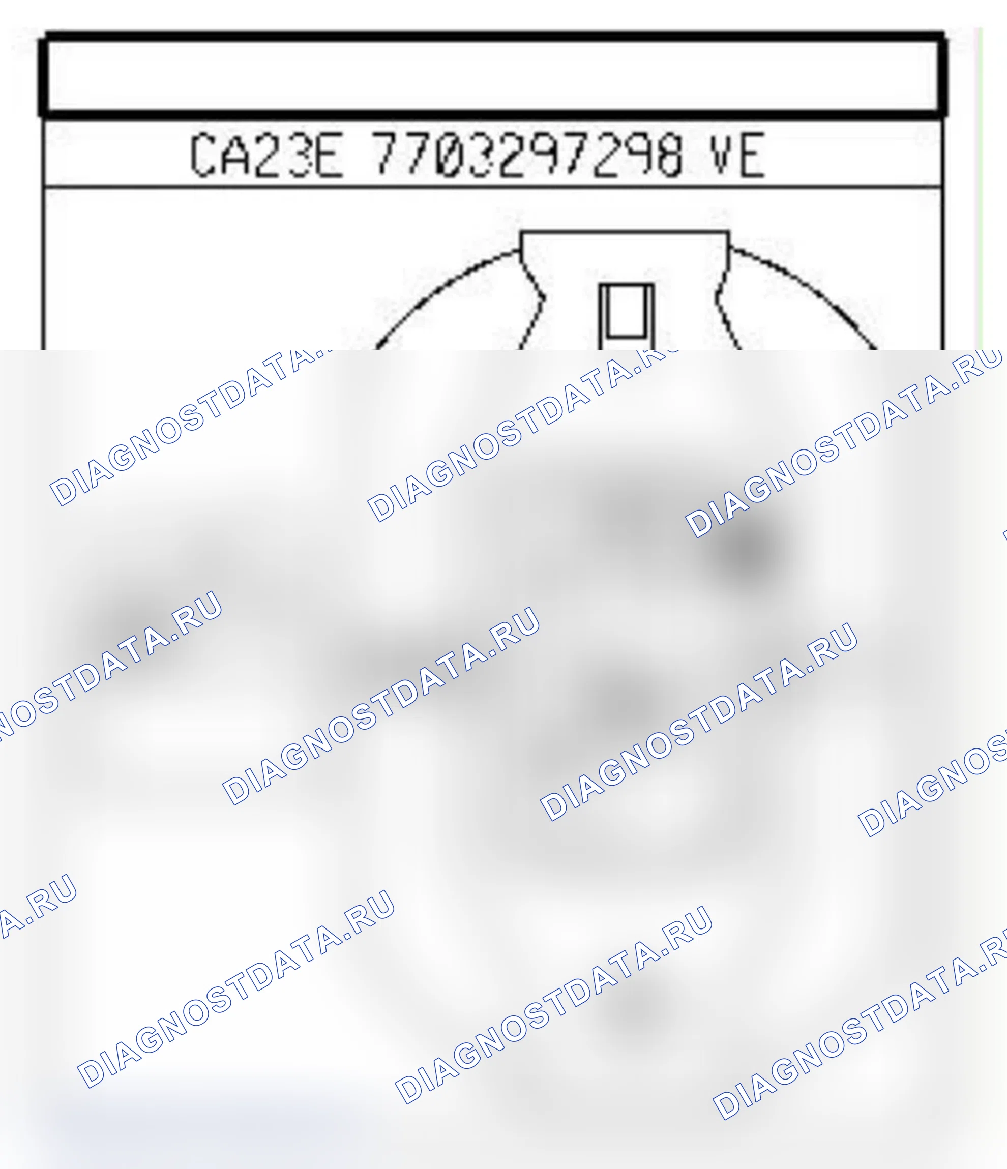 Распиновка разъёма 155 — Выкл. света задн. хода. Renault Clio III