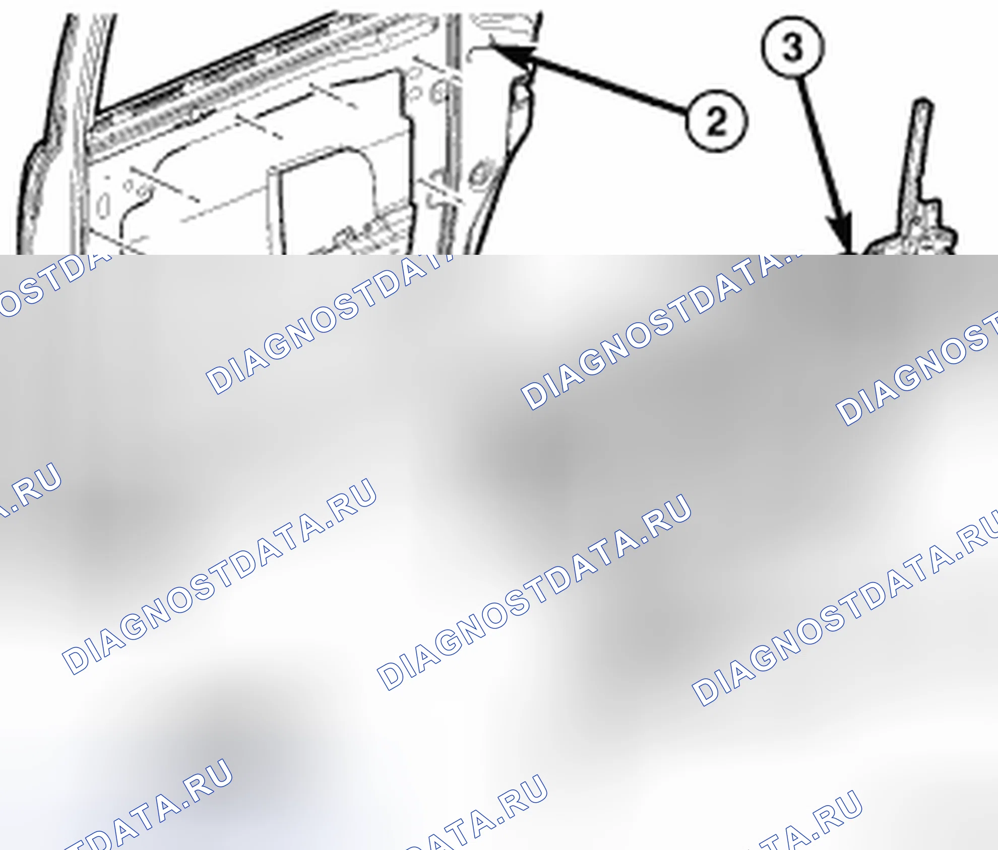 Рис. 18: ДЕМОНТАЖ. Chrysler Town & Country V