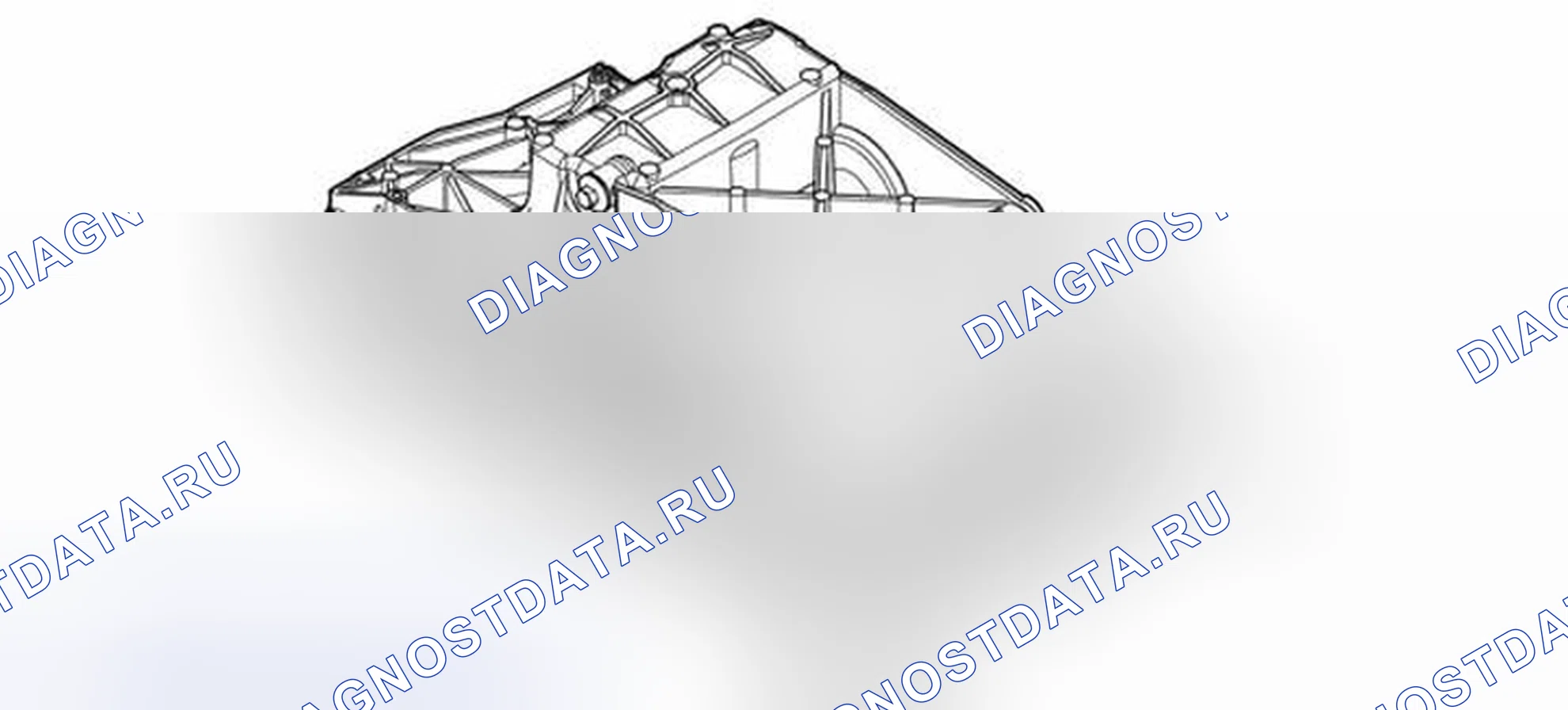 Рис. 306: ОТСТОЙНИК. Land Rover Range Rover L322
