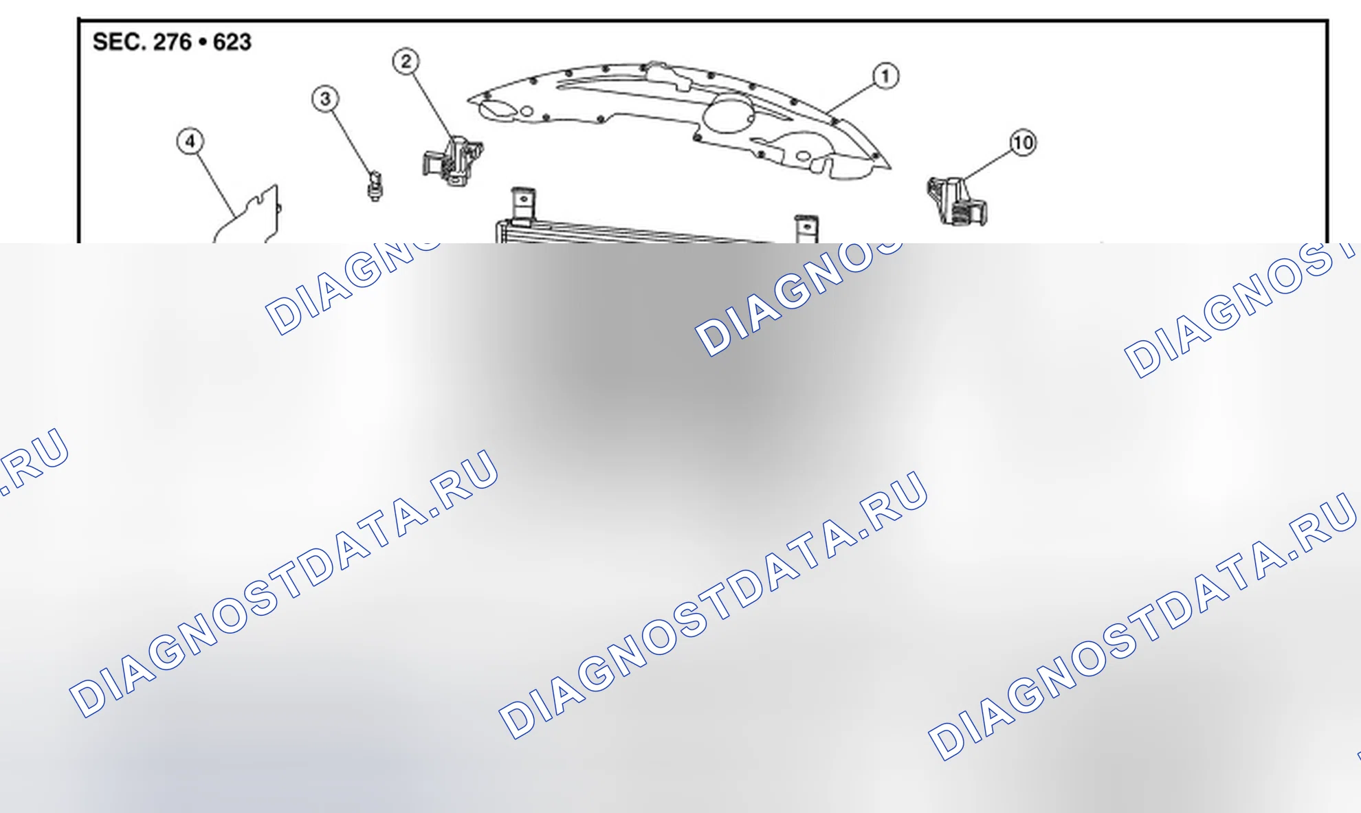 Рис. 22: Разнесенный вид. Infiniti QX60 I