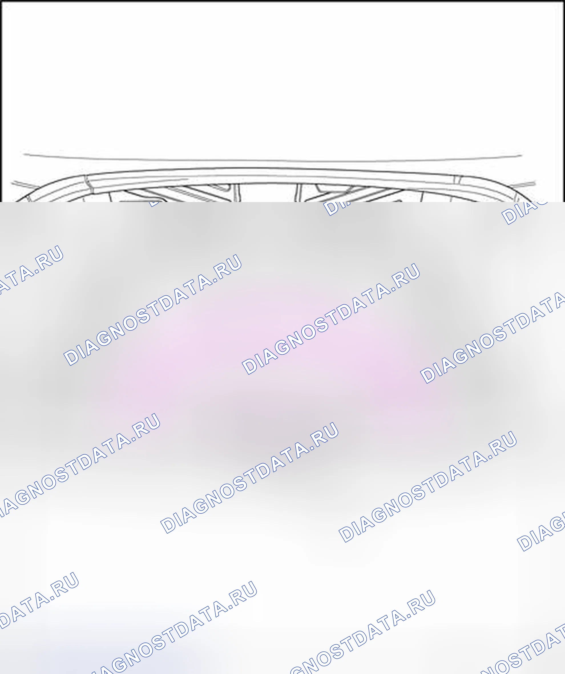 Рис. 110: 53 80 19 20 Колодец для запасного колеса, замена. Volkswagen Phaeton I