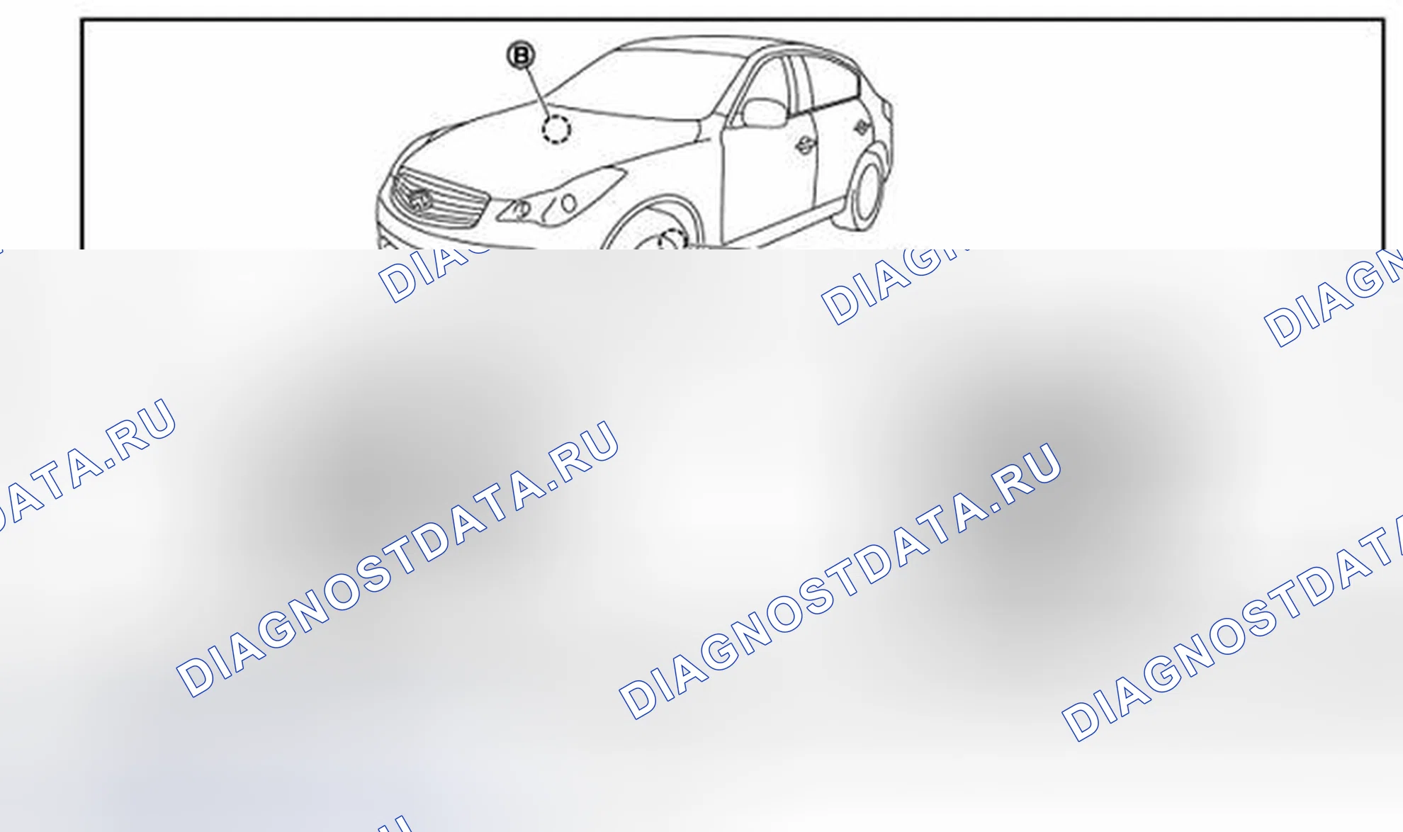 Рис. 4: Расположение компонентов. Infiniti EX37 I
