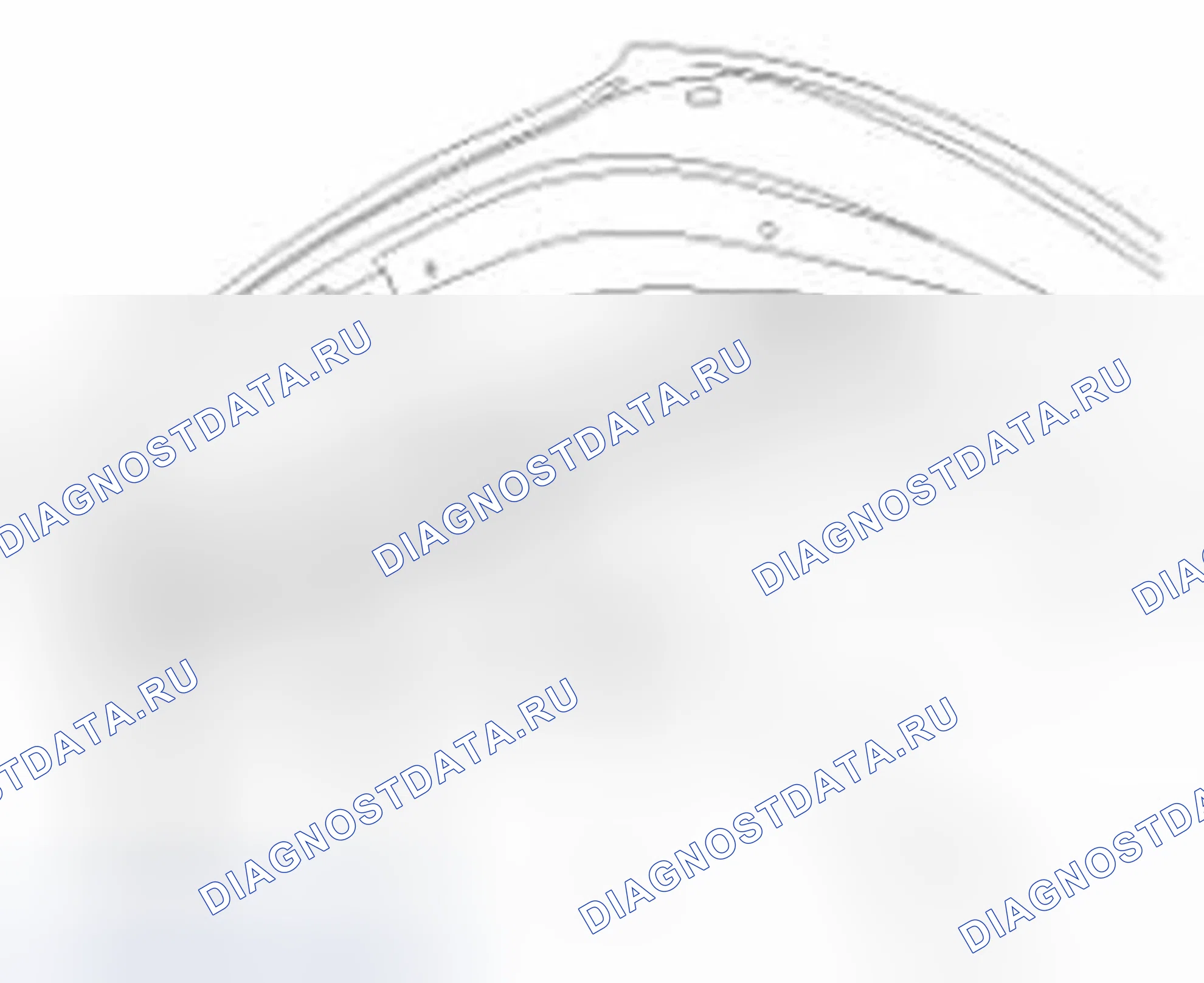 Рис. 18: Замена погодной полосы уплотнения капота. Hyundai Tucson II