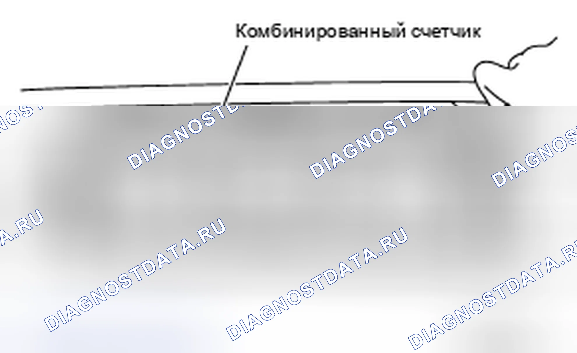 Рис. 14: Комбинированный измеритель. Nissan X-Trail I