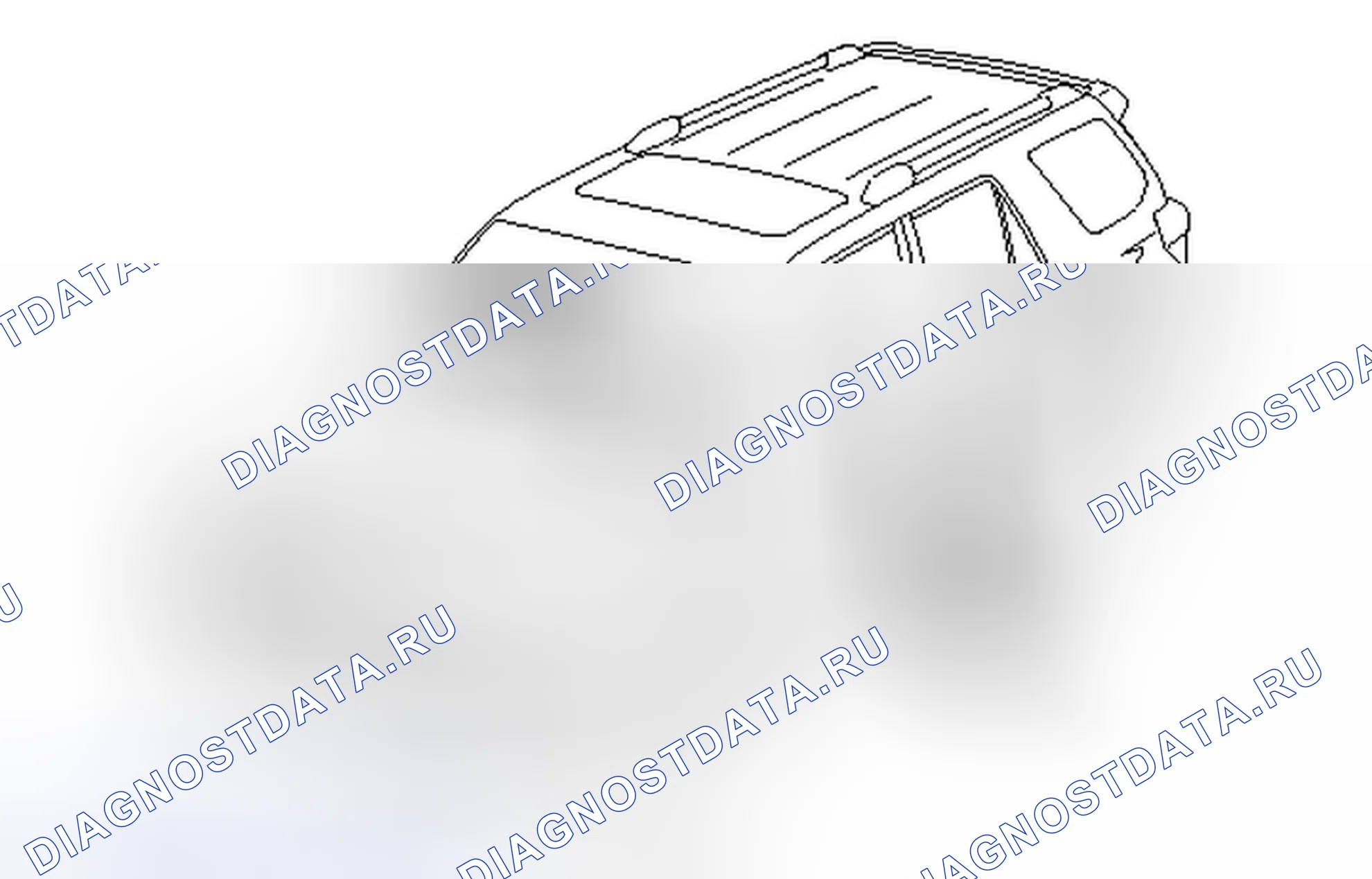 Рис. 2: ИДЕНТИФИКАЦИОННЫЕ И СЕРИЙНЫЕ НОМЕРА ТРАНСПОРТНЫХ СРЕДСТВ. Toyota 4Runner V