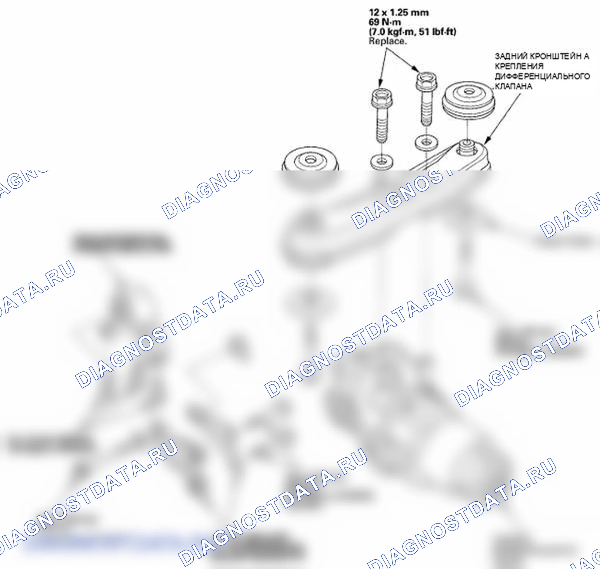 Рис. 48: Модель A / T. Honda Element YH2 рестайлинг 2