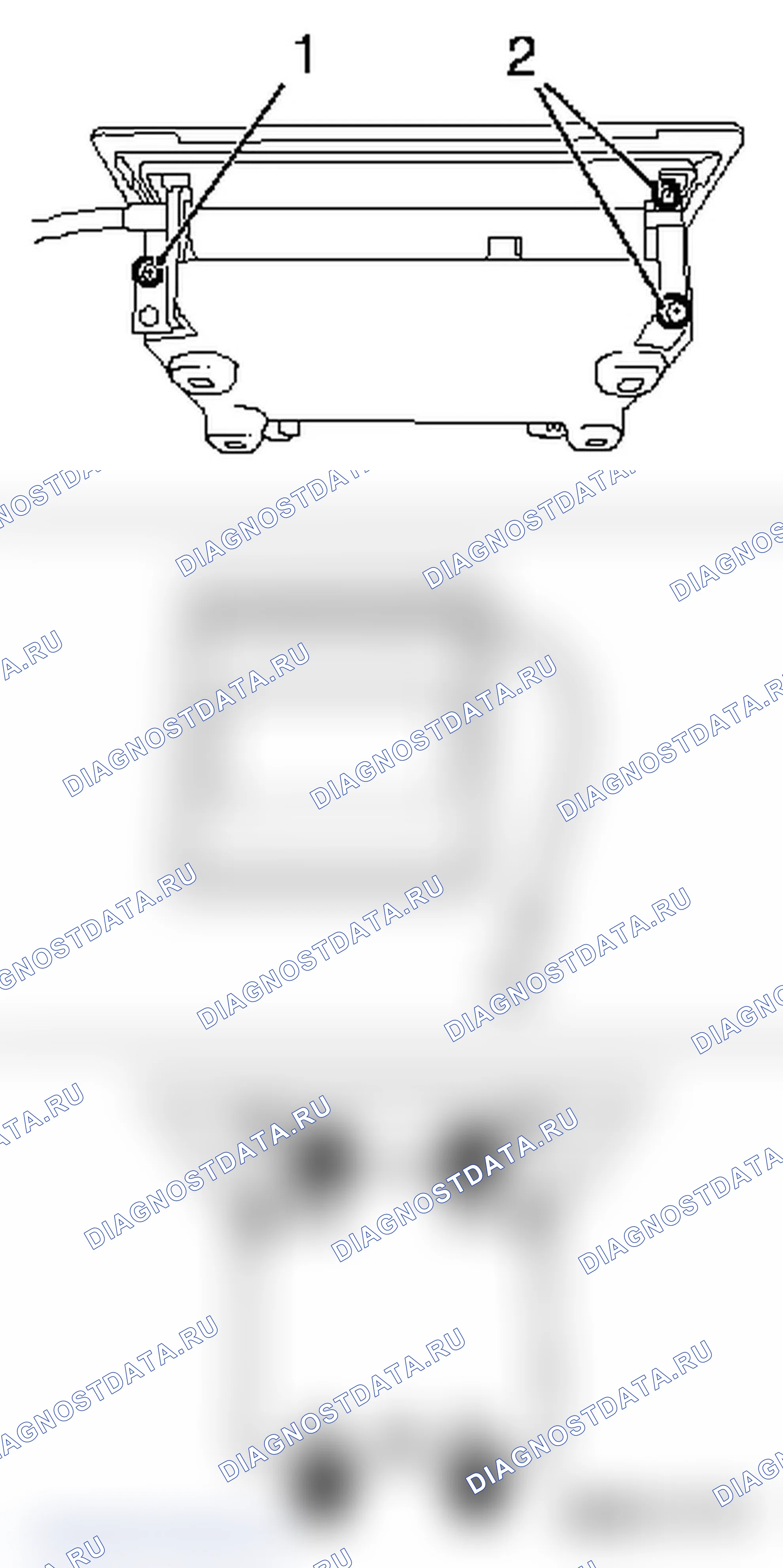 Замена шарнира дисплея системы DVD. Opel Vectra C