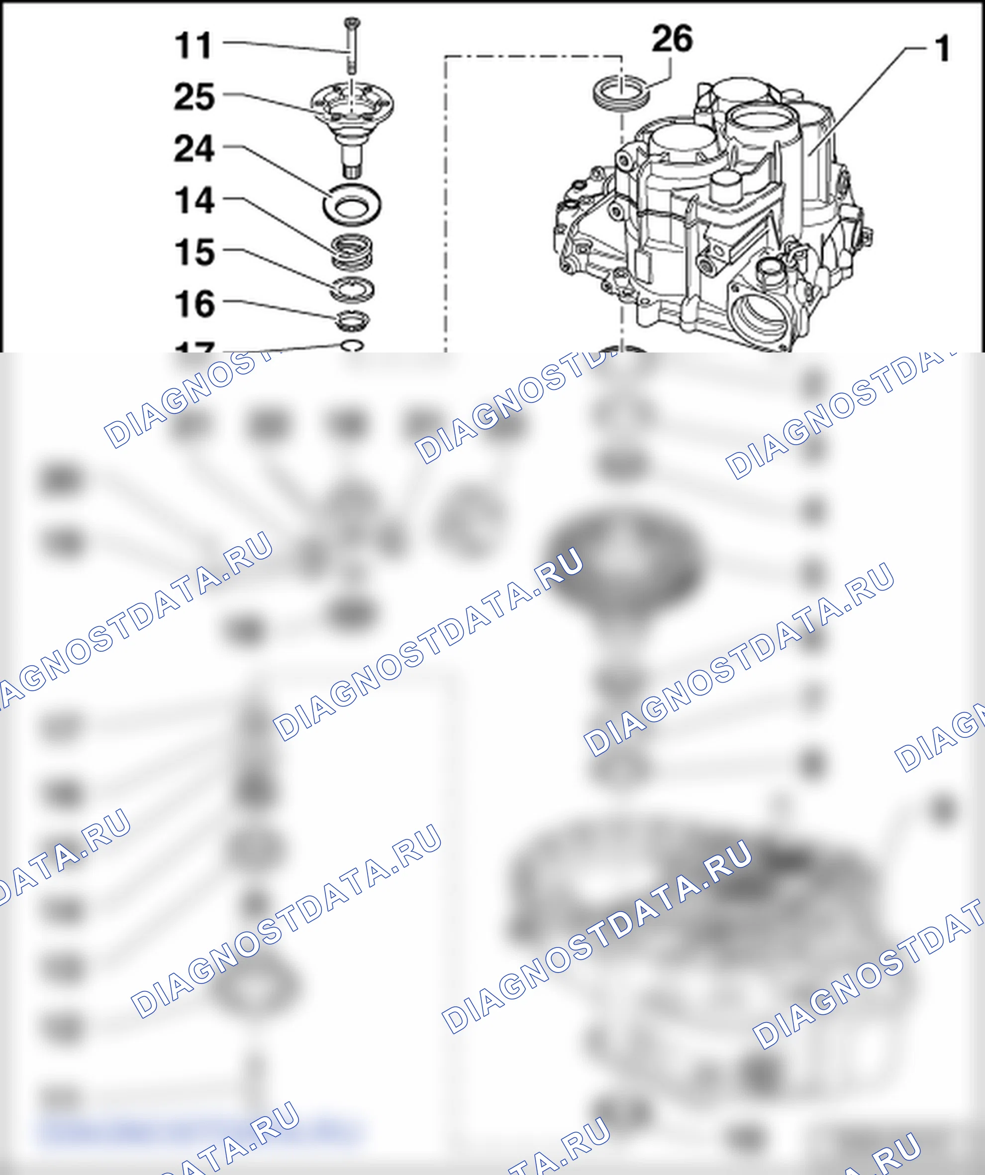 Дифференциал (КПП 02Q). Skoda Octavia Ii
