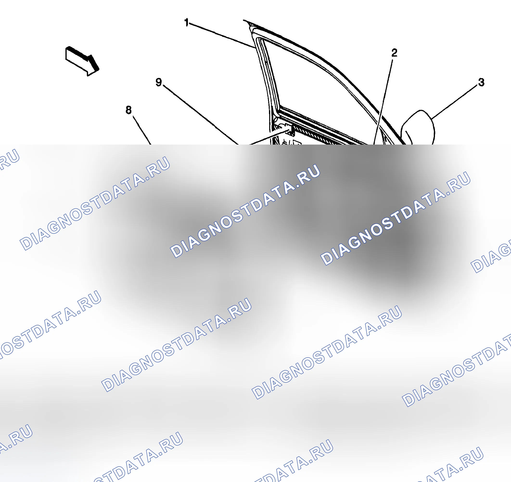Рис. 63: Виды компонентов силовых дверных систем. Chevrolet Silverado 1500 HD 