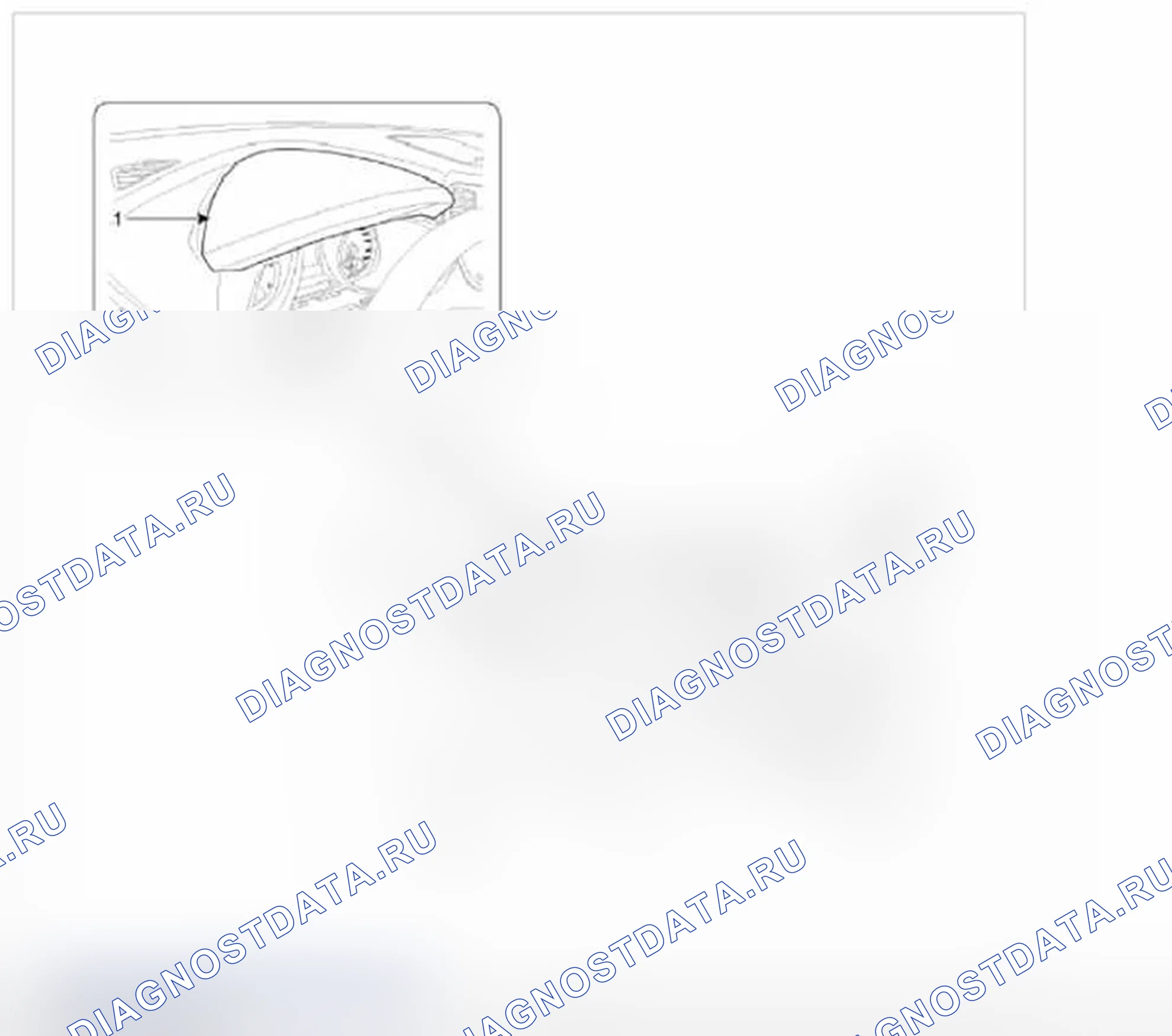Рис. 3: Расположение компонентов. Hyundai Santa Fe III
