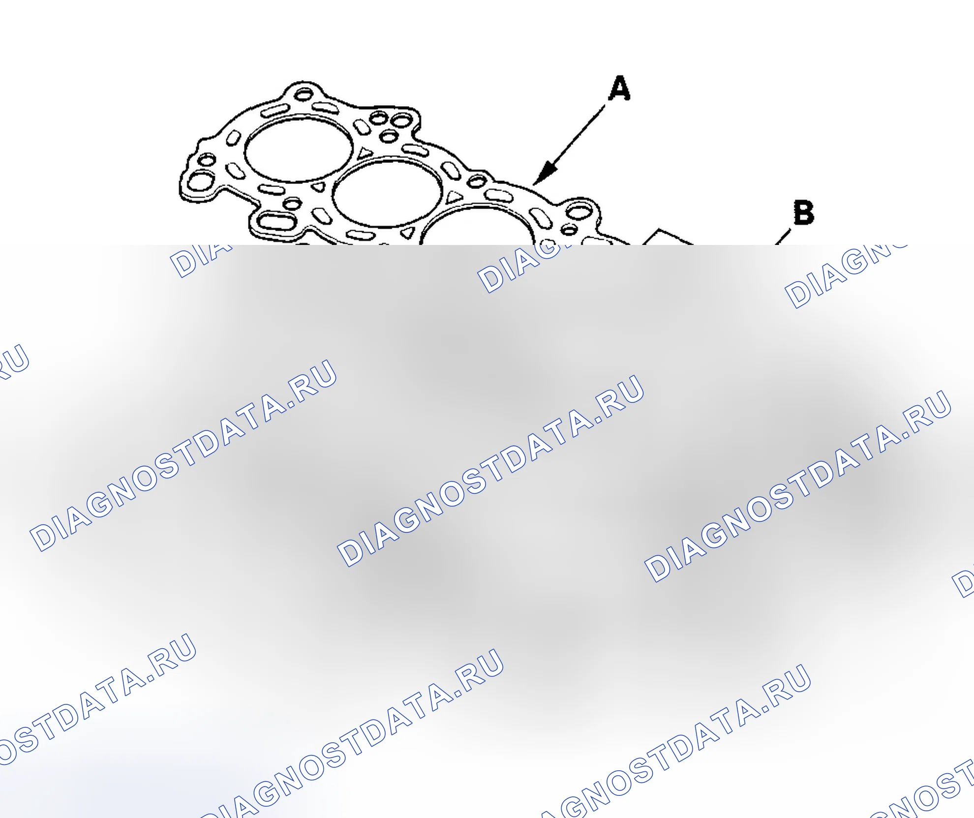 Рис. 158: Установка головки цилиндров. Honda CR-V II рестайлинг