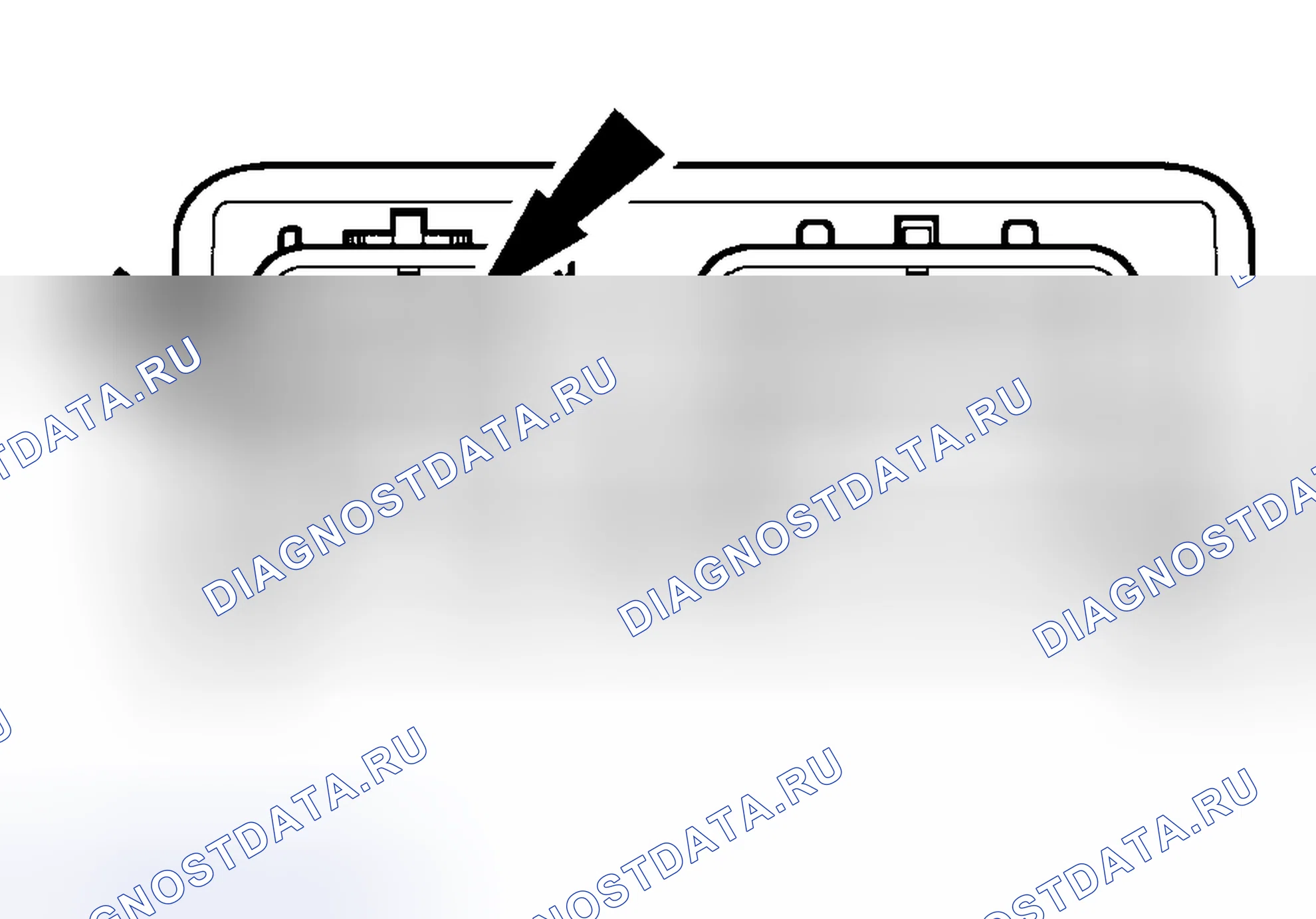 Рис. 7: КОНТРОЛЬНАЯ ТОЧКА D: LFC 18 / расшифровка кода ошибки B1884 - НЕИСПРАВНОСТЬ ЦЕПИ СИГНАЛЬНОЙ ЛАМПЫ КОНТАКТНОЙ ПЛОЩАДКИ. Hyundai Porter IV