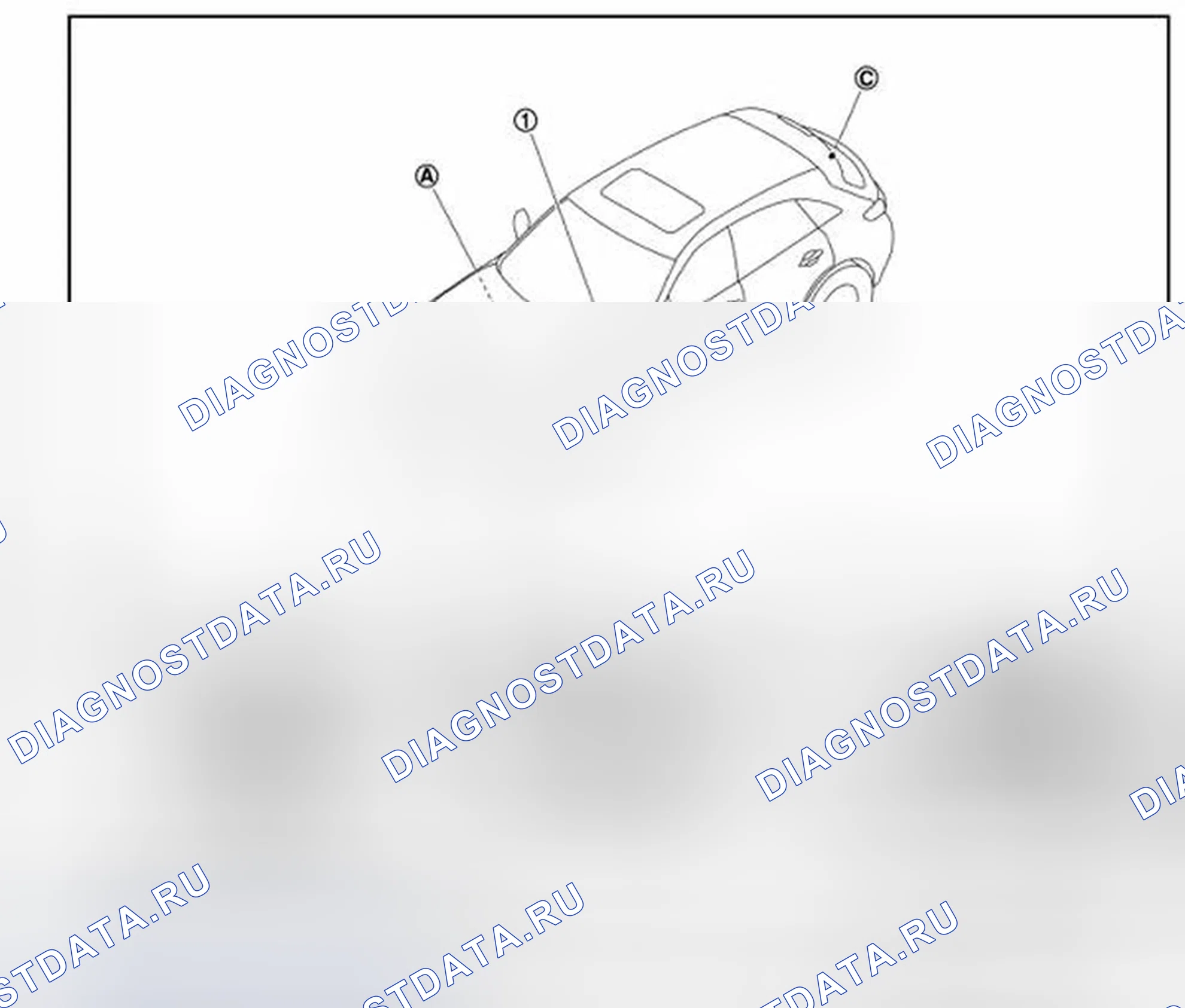 Рис. 9: Расположение компонентов. Infiniti FX35 II рестайлинг