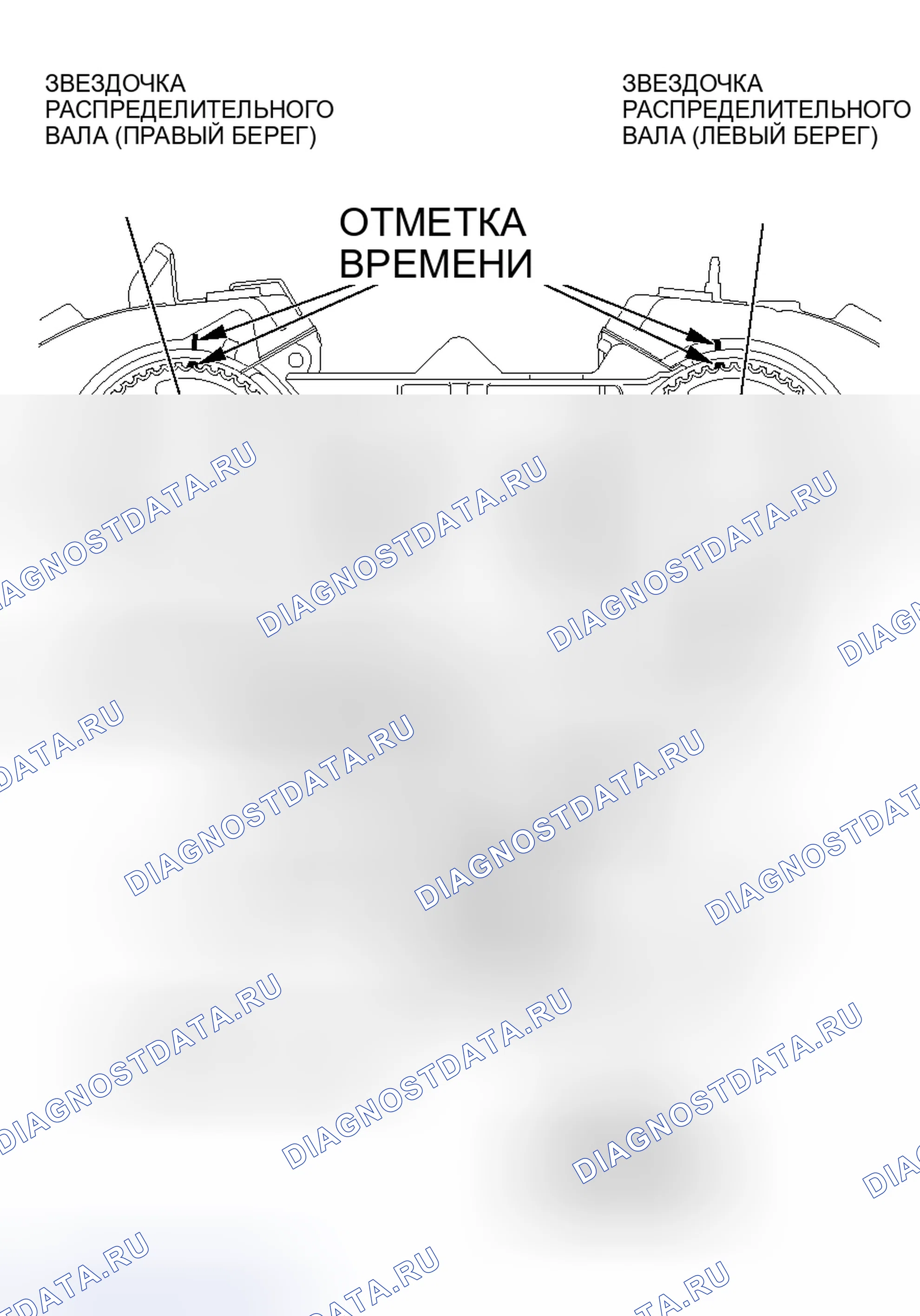 Рис. 214: > > B < < УСТАНОВКА ЗУБЧАТОГО РЕМНЯ. Honda Freed+ I
