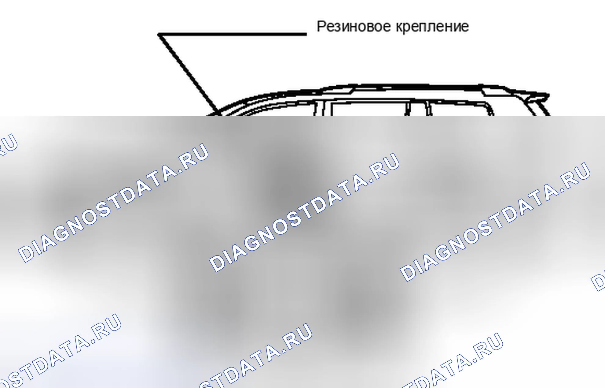 Рис. 46: МЕСТА ПОДЪЕМА И ПОДДЕРЖКИ ТРАНСПОРТНОГО СРЕДСТВА. Toyota Highlander II рестайлинг